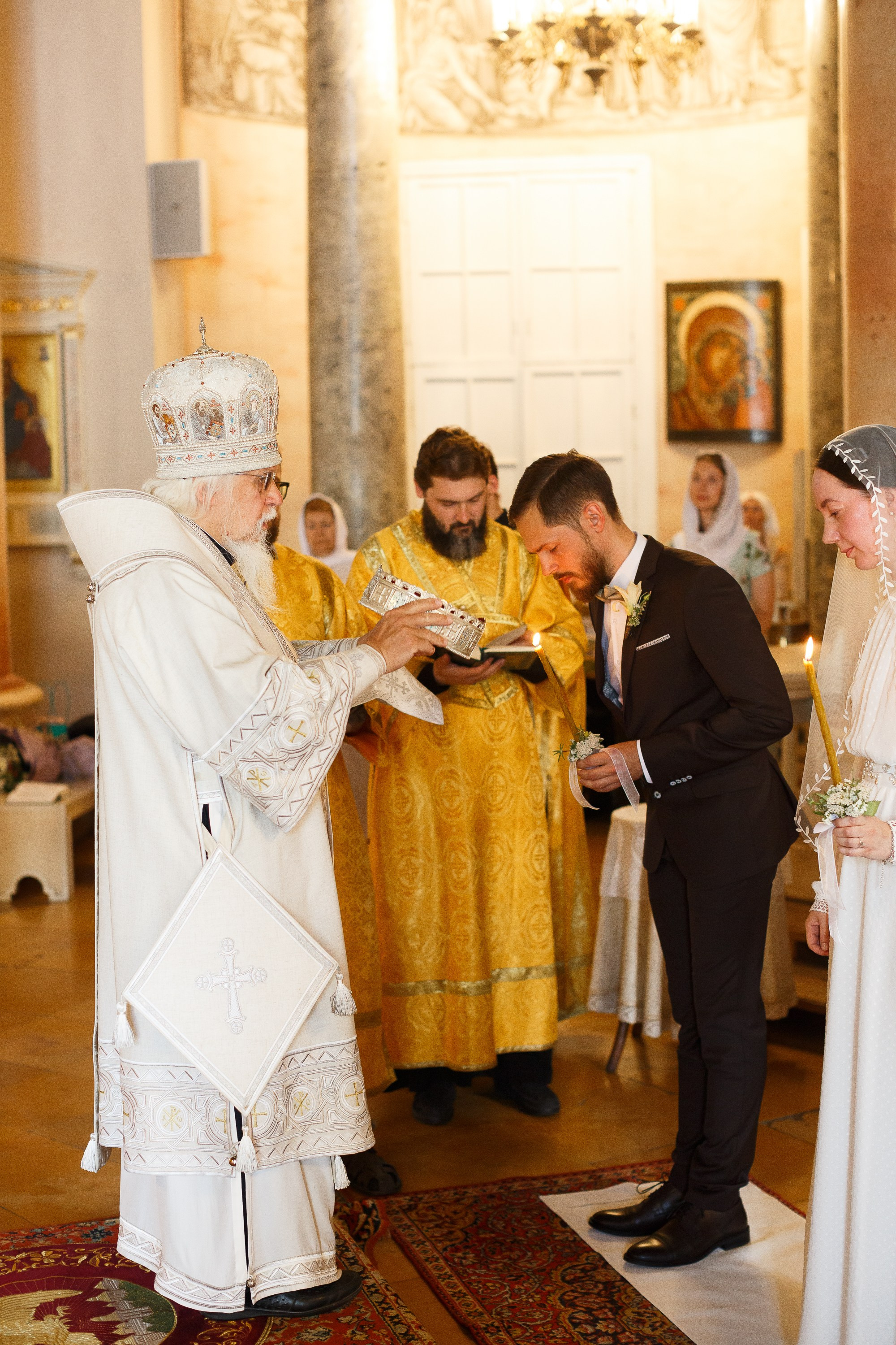 Венчание в храме св. бл. Димитрия при первой градской больнице