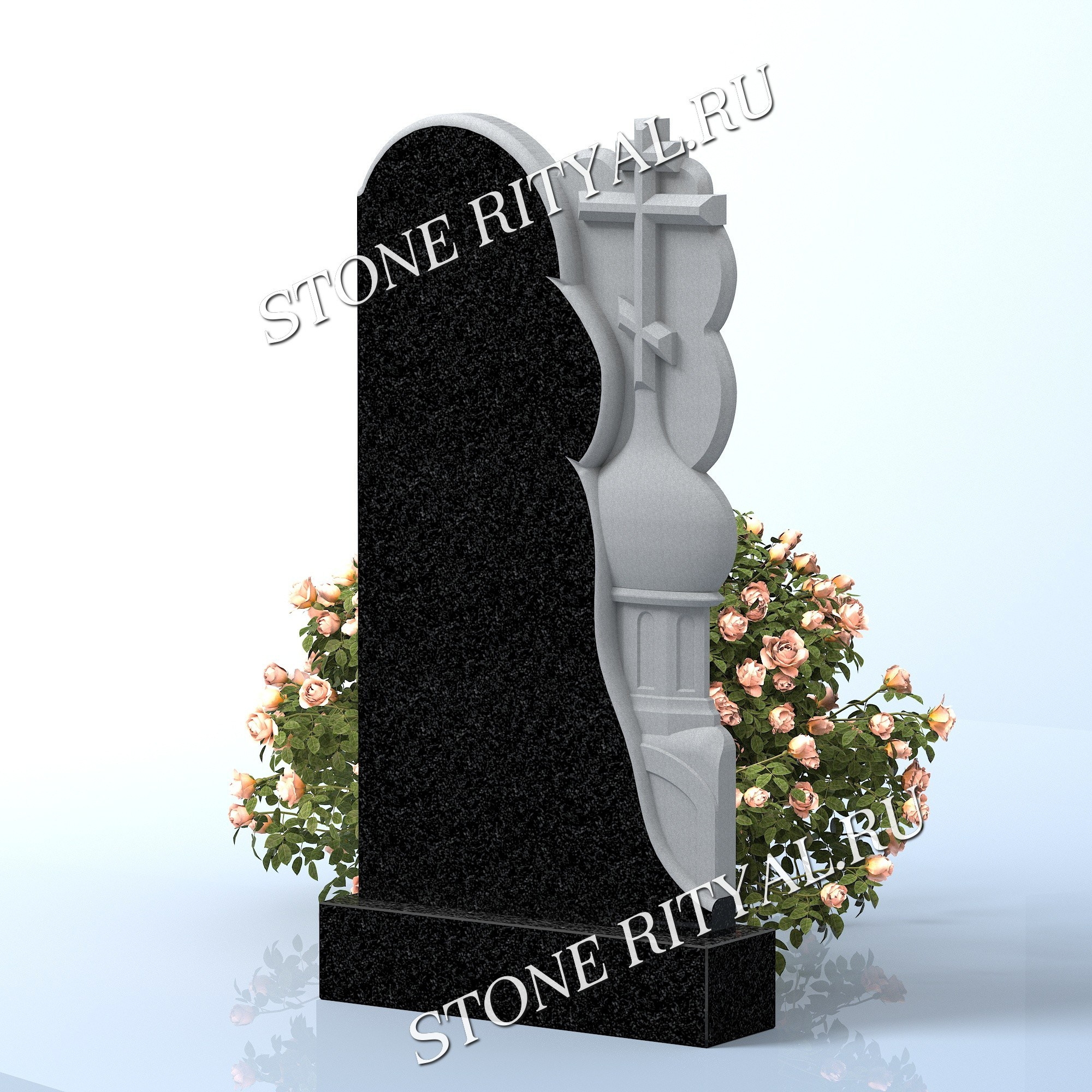 Вертикальные памятники фигурные. Изготовление и установка памятников в Москве и МО