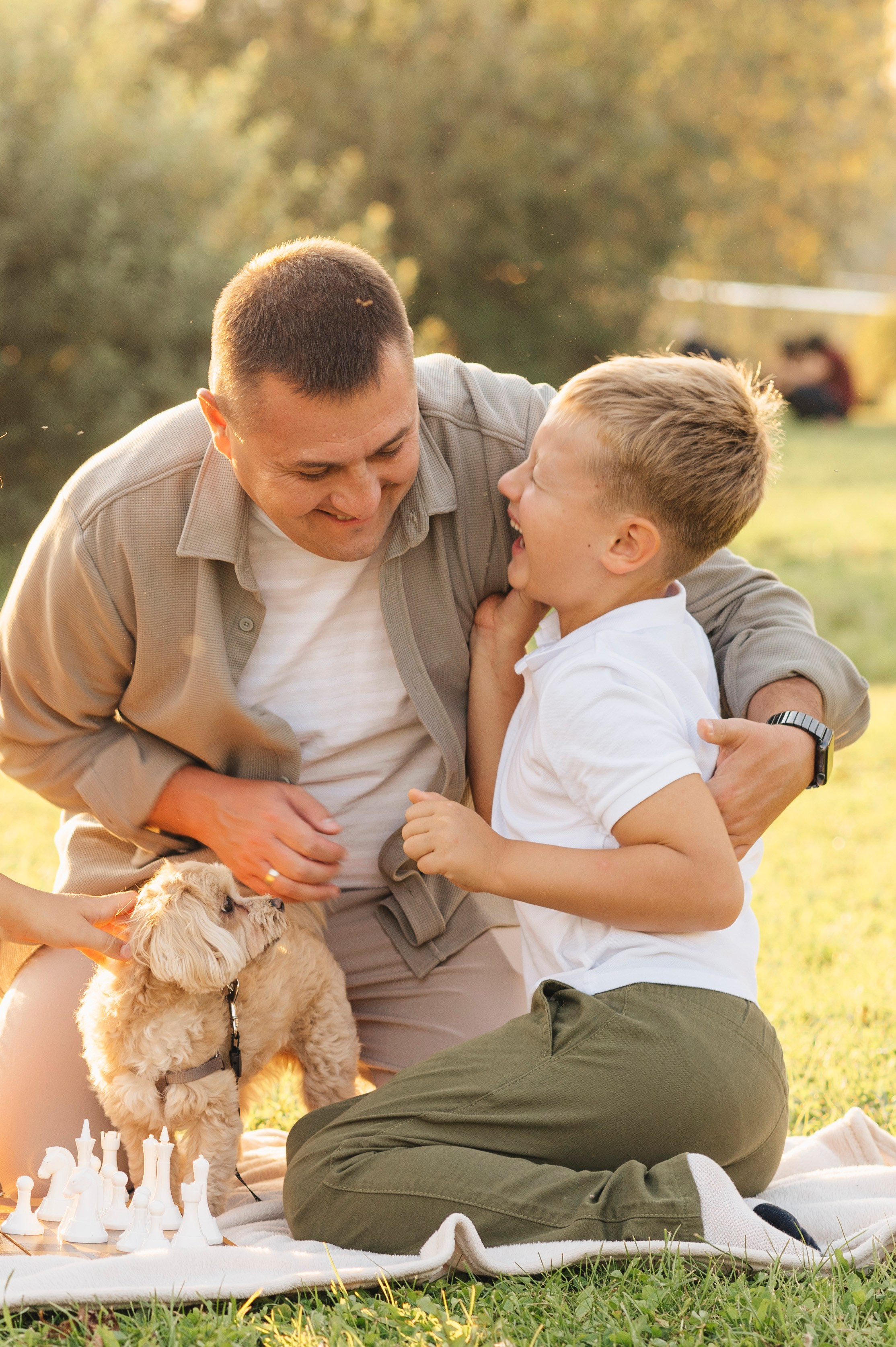Семейная фотосессия на природе. Анна Боровикова, фотограф Пушкино