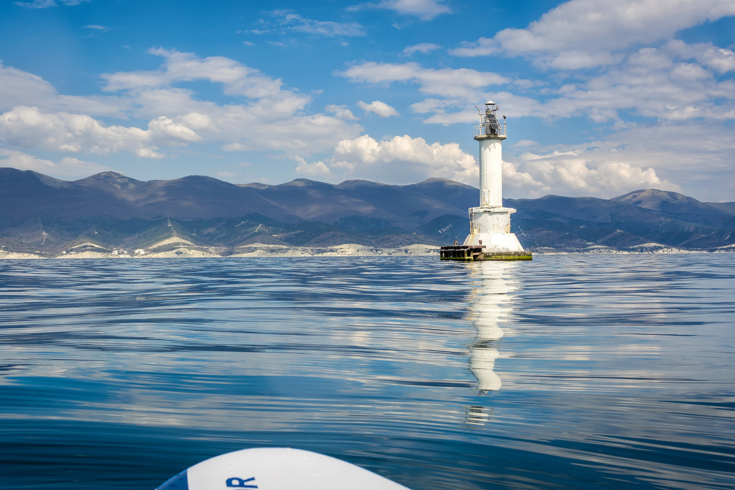 Краснодарский край, локация, фотосессия, САП, САП-прогулки, фото на САП-е, море, маяк