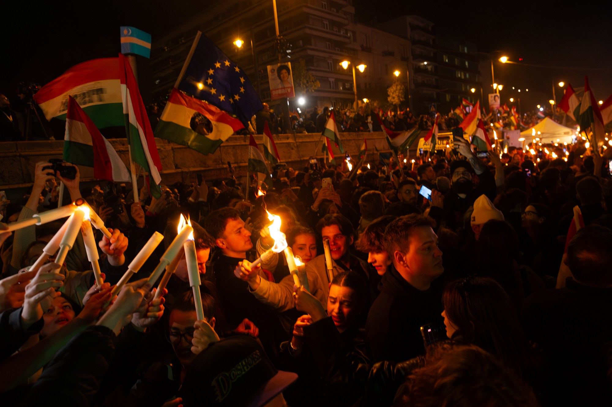 TISZA Victory Night, Hungary 2026. Photographer in Budapest — Yura Knyazev