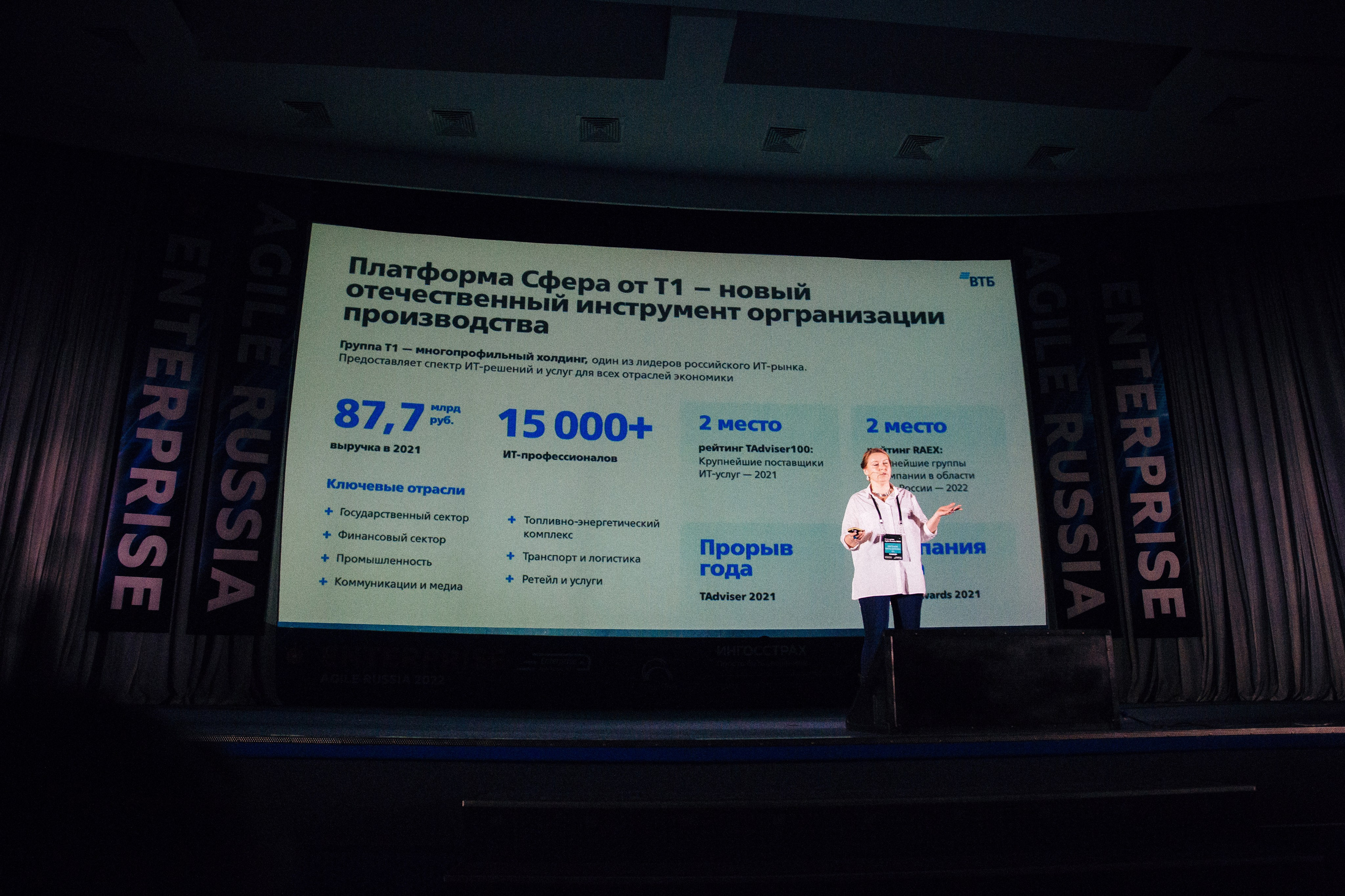 Репортажная съемка конференции Enterprise Agile Russia 2022. КонТайм: профессиональная съемка для организаций