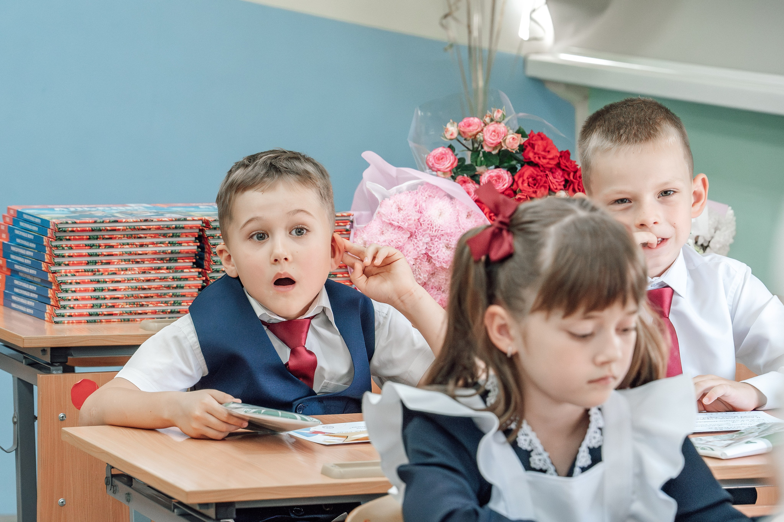 Первоклашки. Фотограф Юлия Паськова, город Бирюч