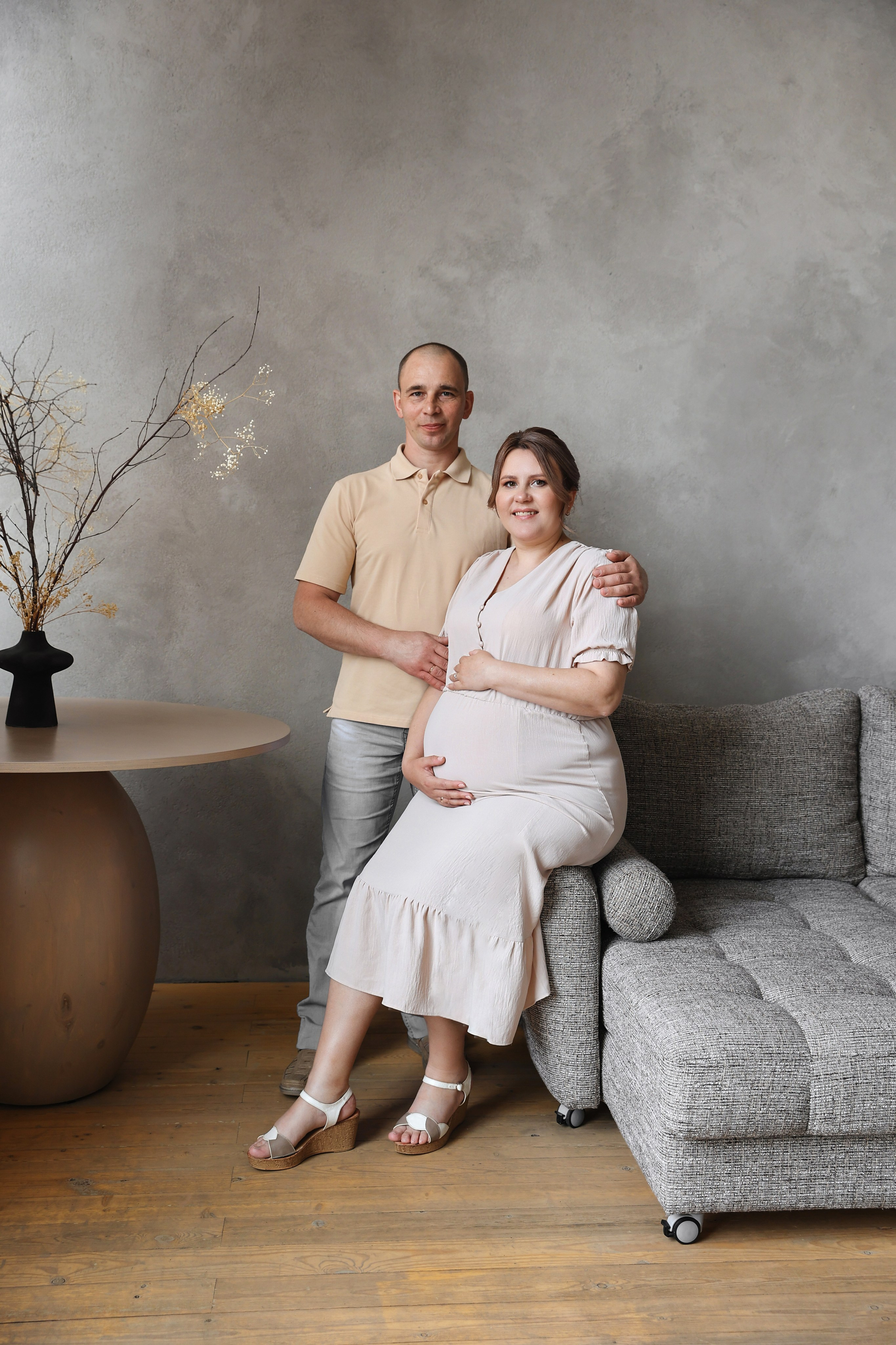 Семейная фотосессия в фотостудии. Марина Соколова. Контентный и семейный фотограф г. Красноярск