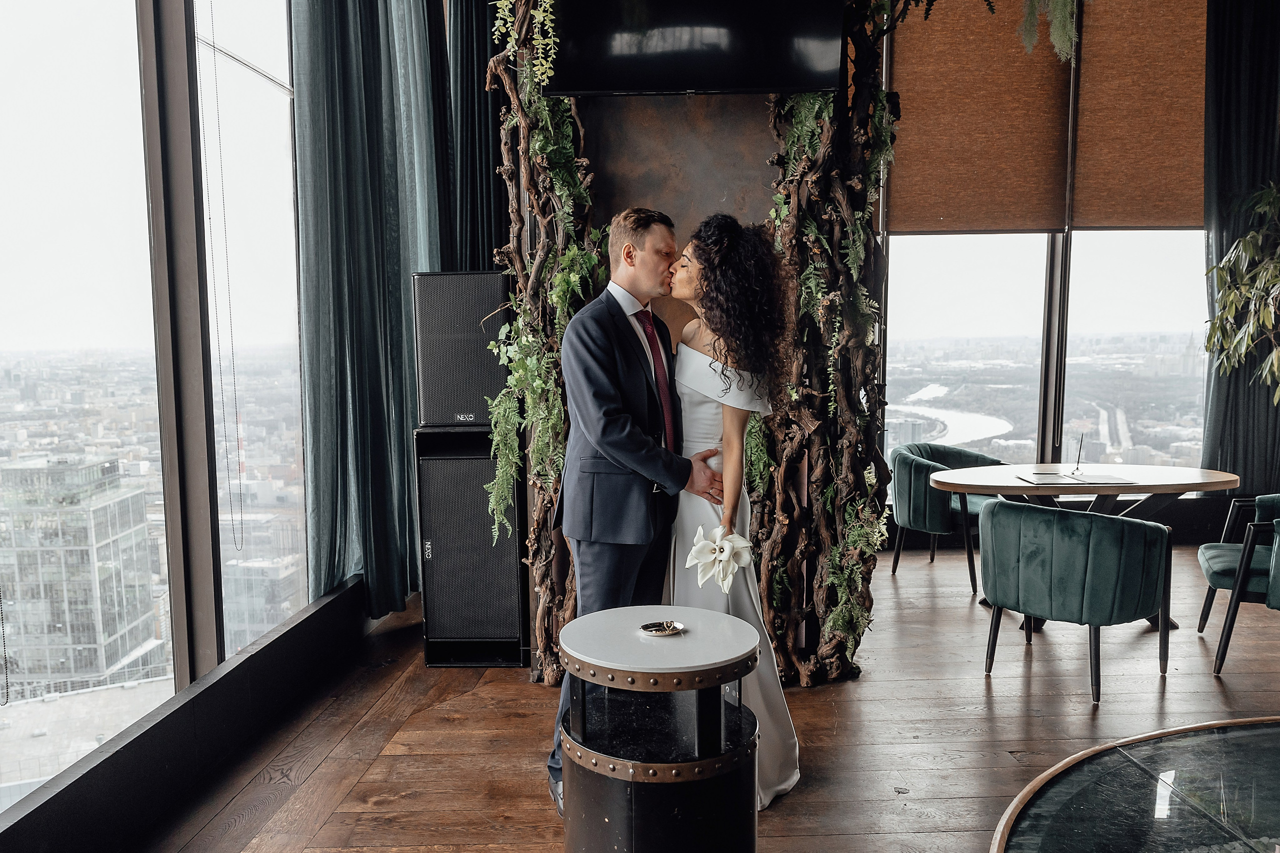 ресторан Birds башня Око свадьба