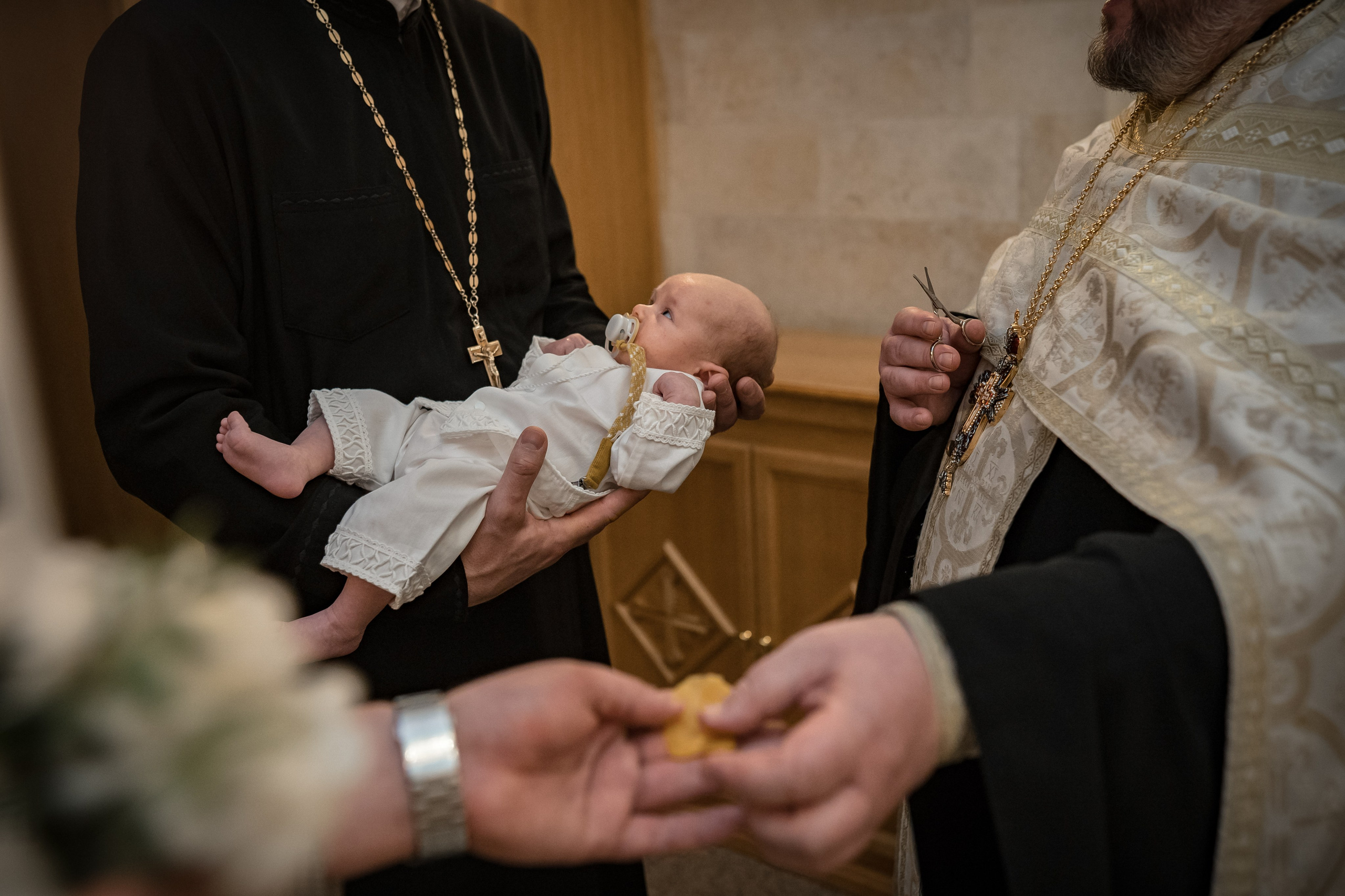 Крещение в Храме Христа Спасителя. Фотограф Крещения и Венчания в Москве
