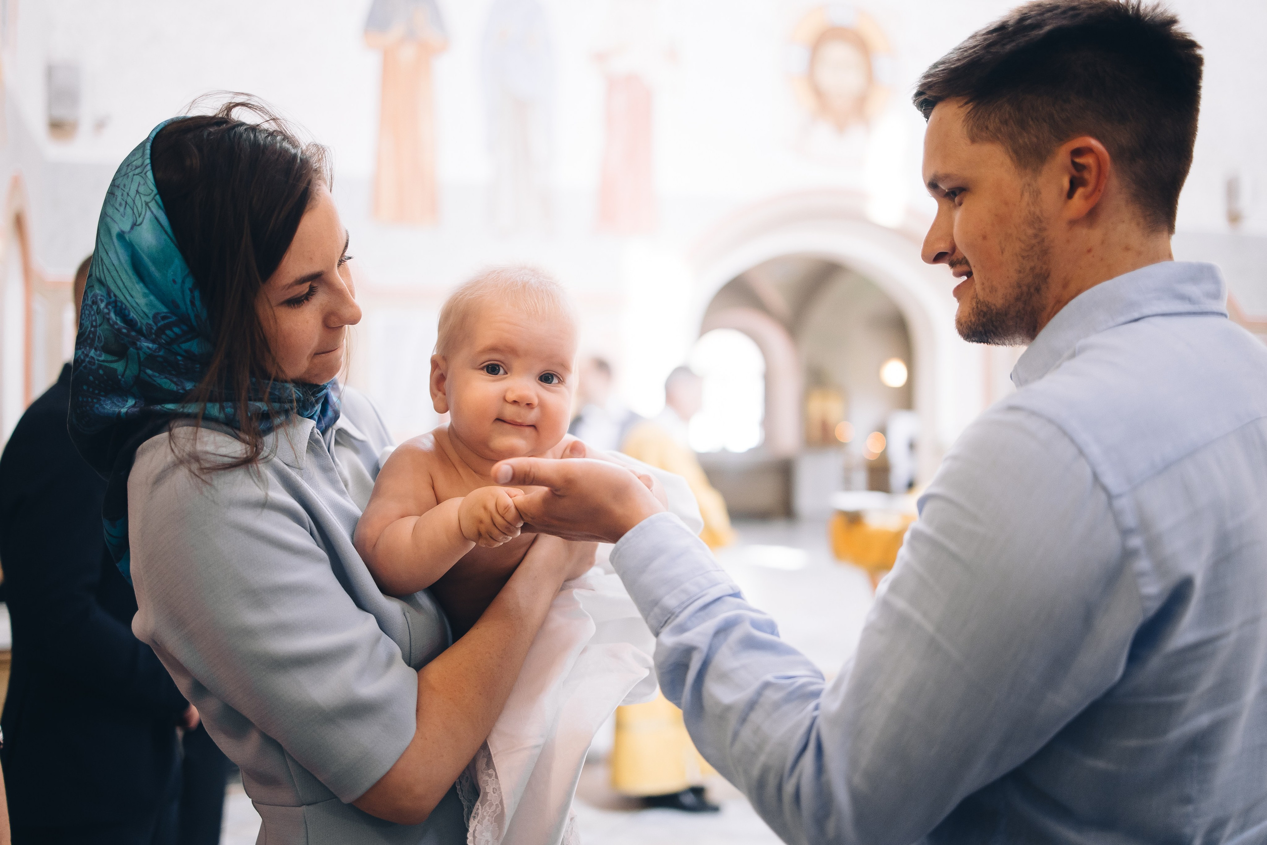 Крещение, Москва. Анна Атаян Фотограф