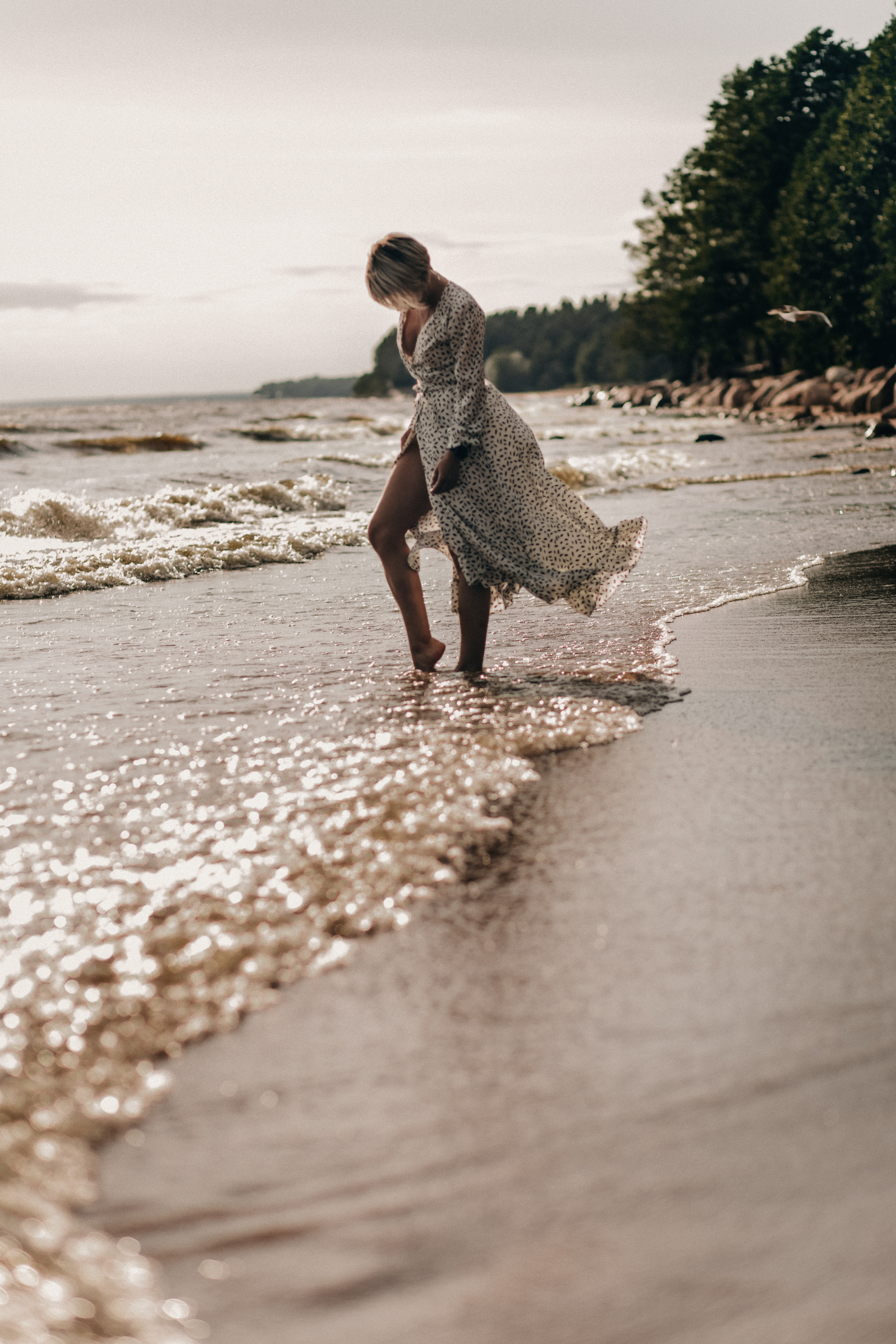 Фотосессия на Финском заливе СПБ. Фотограф из Санкт-Петербурга Оксана Валковая. Женский портрет. Портрет