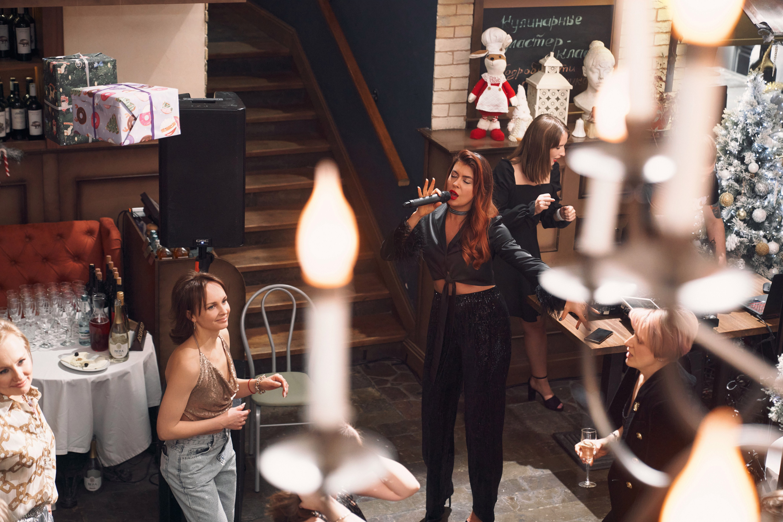 Новогодний корпоратив сети фитнесс клубов «Анатомия» — фотограф Опарин