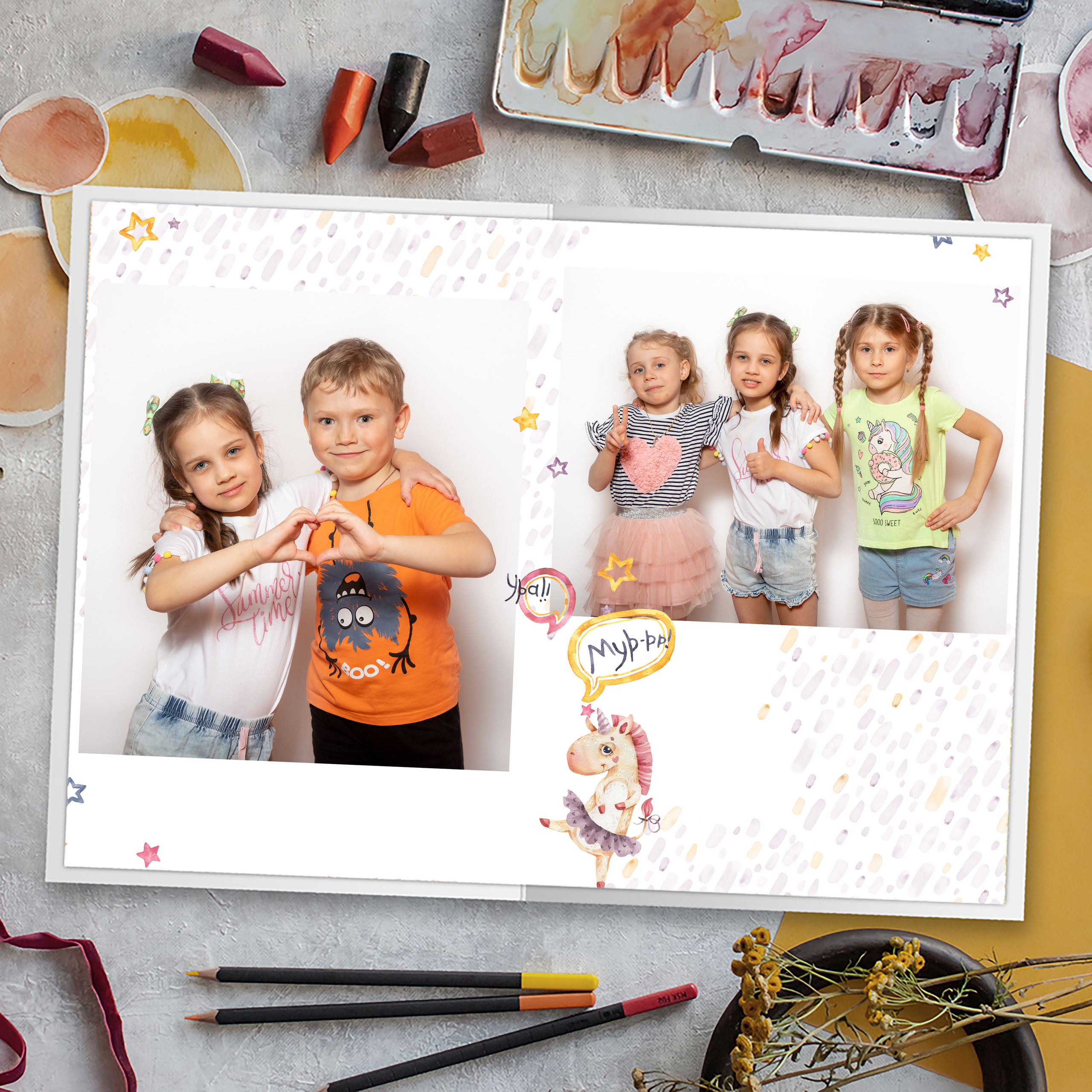 Выпускные альбомы для детских садов. Фотограф Вера Генералова. Фотосессии. Выпускные альбомы Лобня