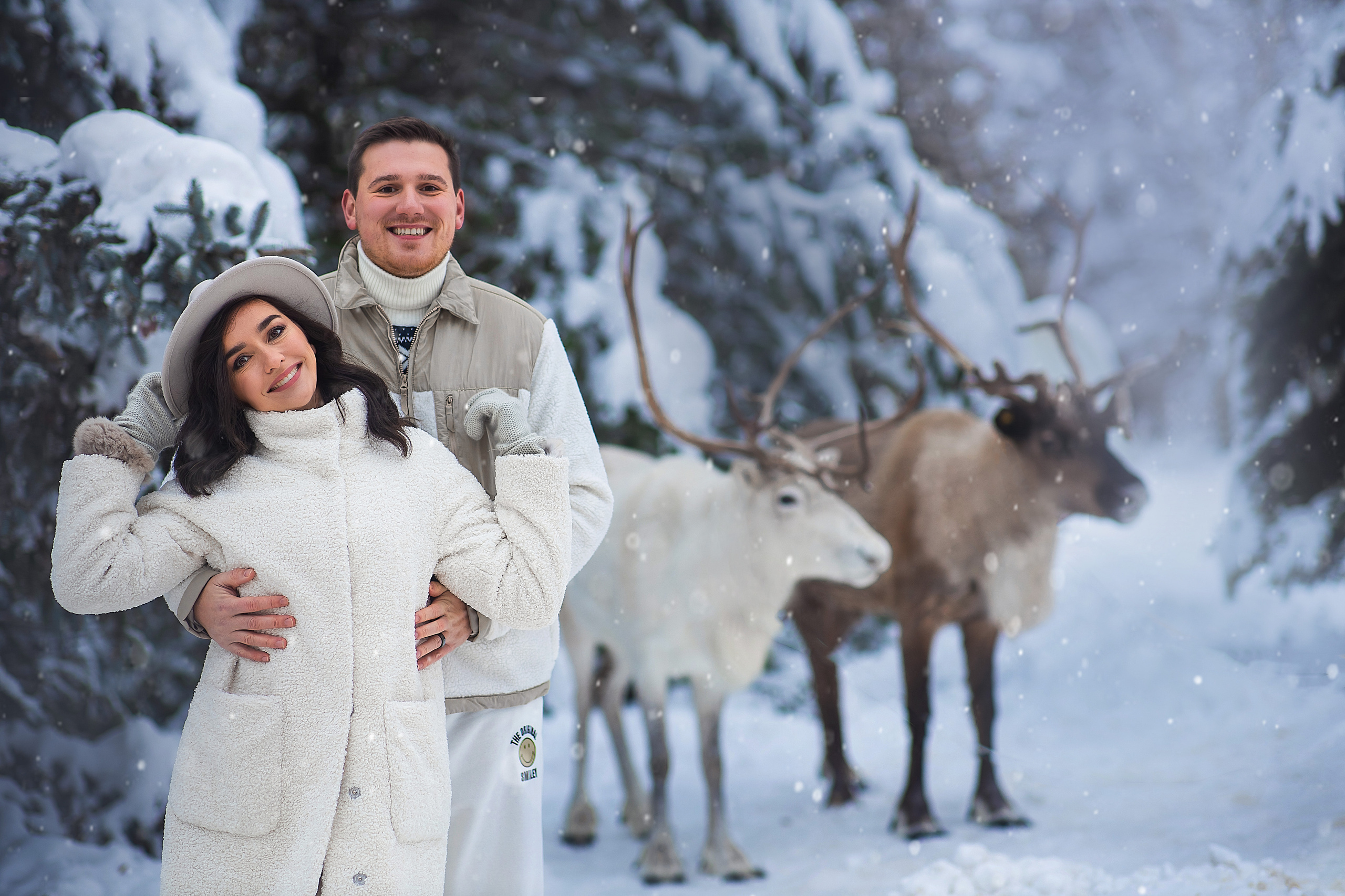 Фотосессия с оленем, сказочная Фотосессия, зимний фотопроект, детский фотограф, съемка с оленем, фотопроект, Фотосессия с животными, топовый фотограф