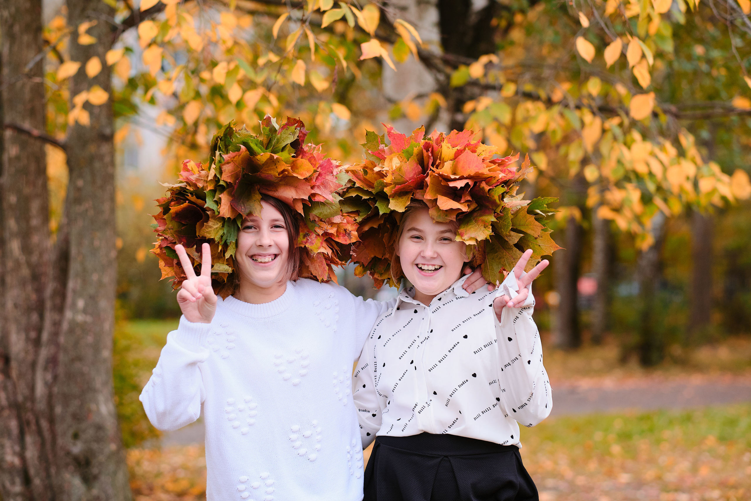 Осенняя фотосъёмка 5 класса