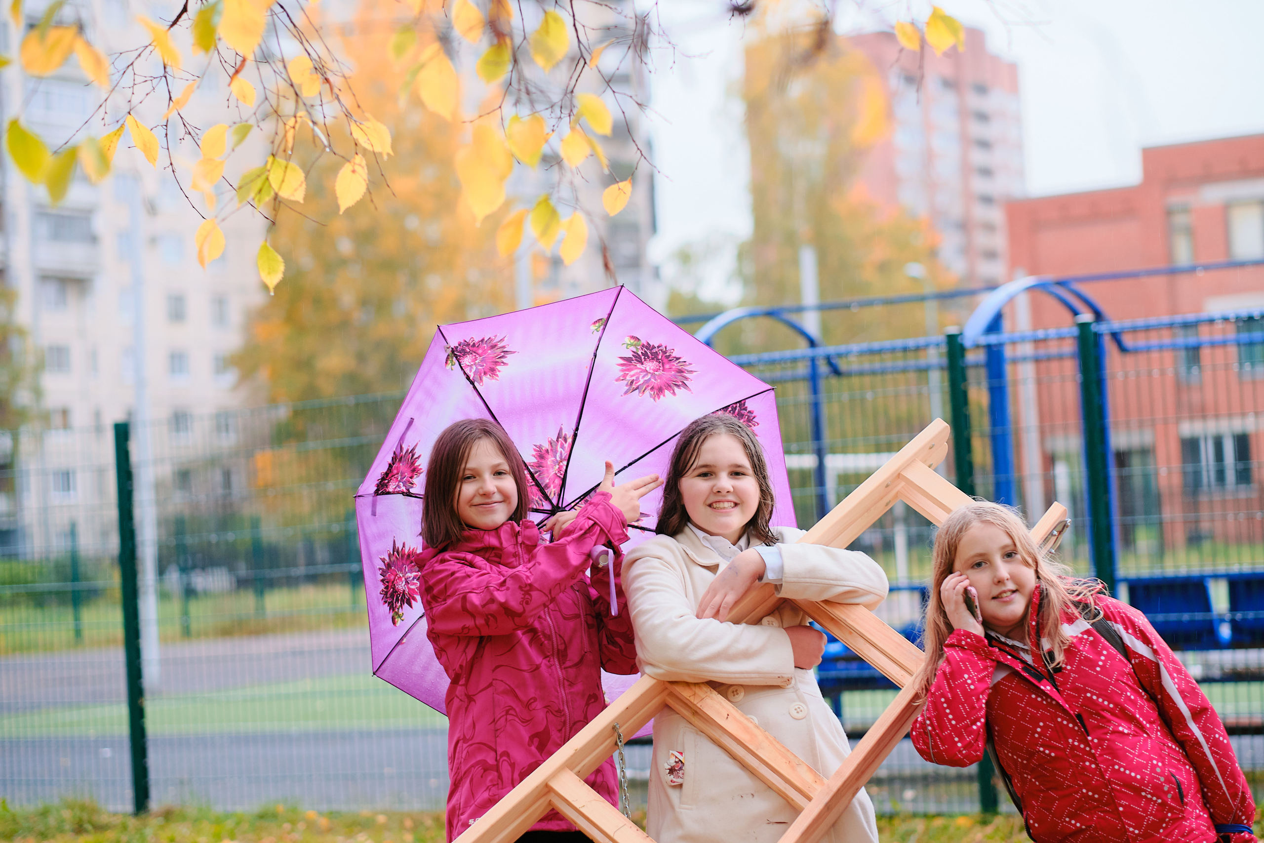 Осенняя фотосъёмка 5 класса