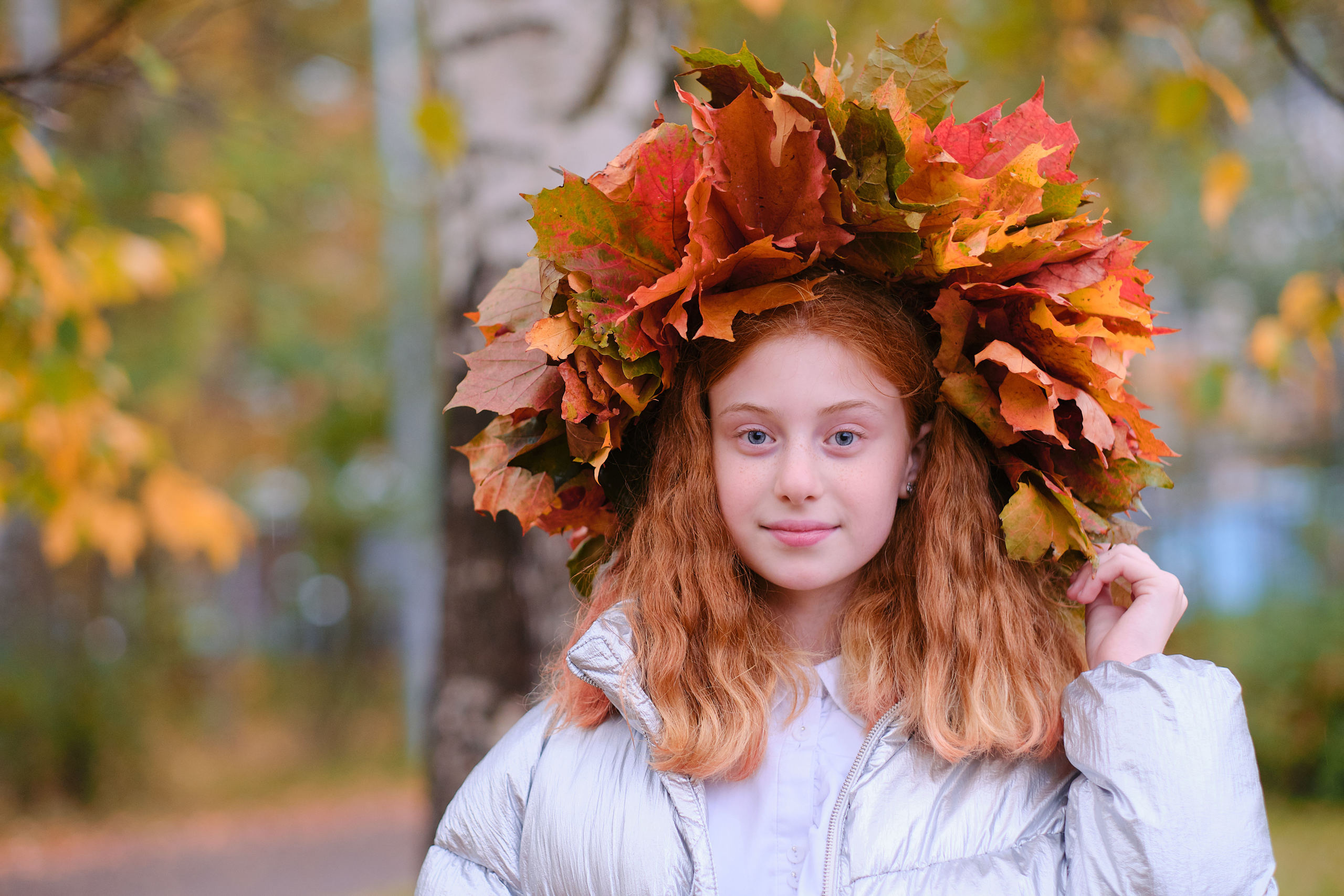 Осенняя фотосъёмка 5 класса