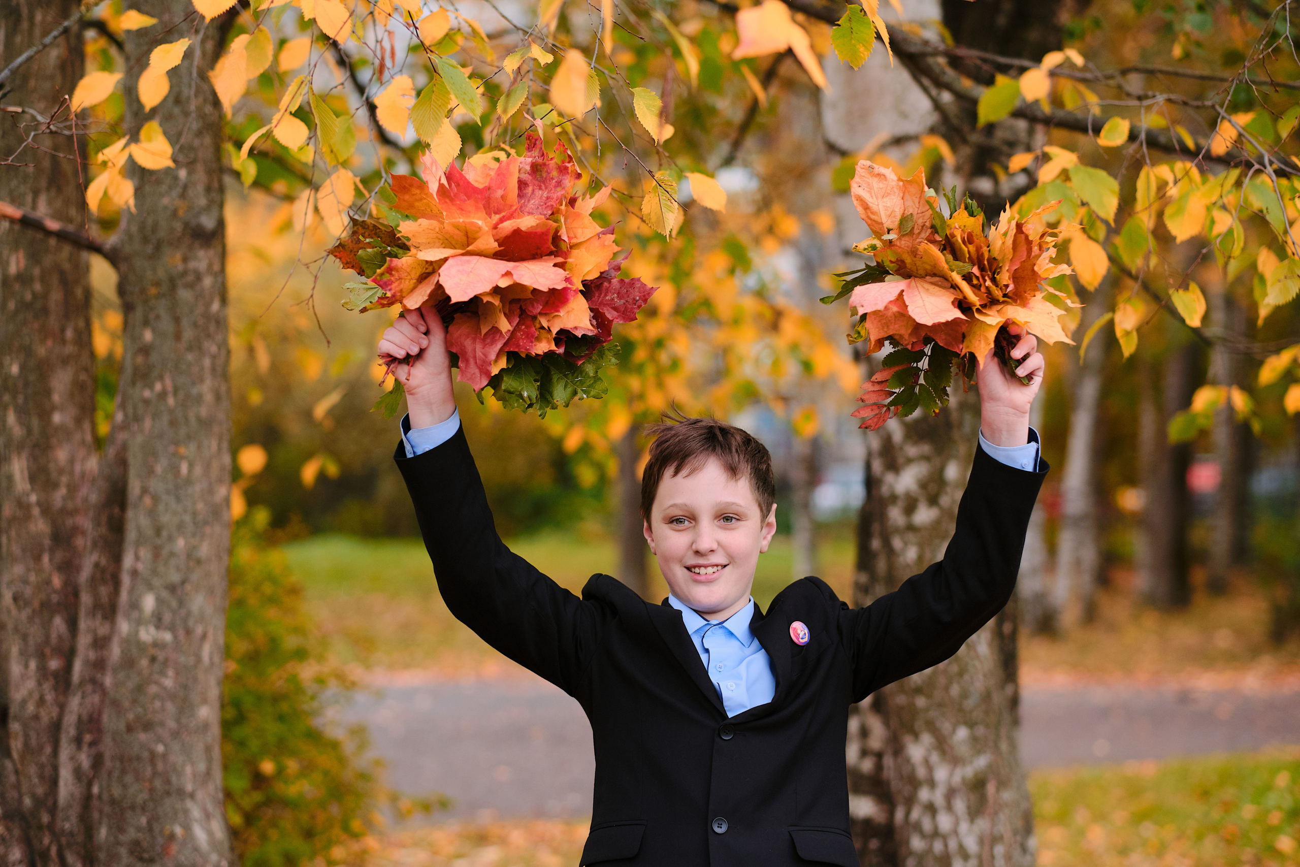 Осенняя фотосъёмка 5 класса