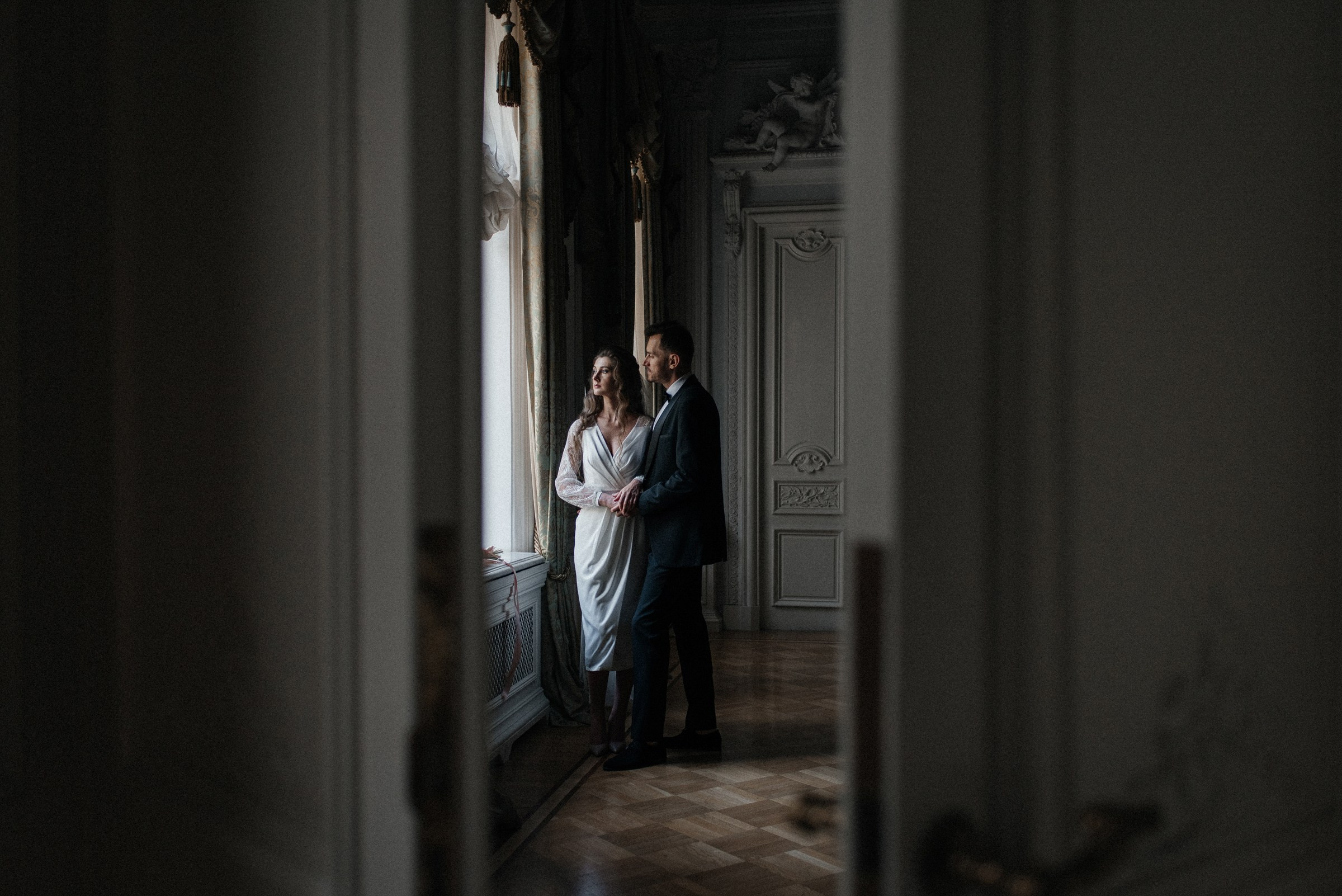 свадебная фотосессия в особняке Трубецких-Нарышкиных