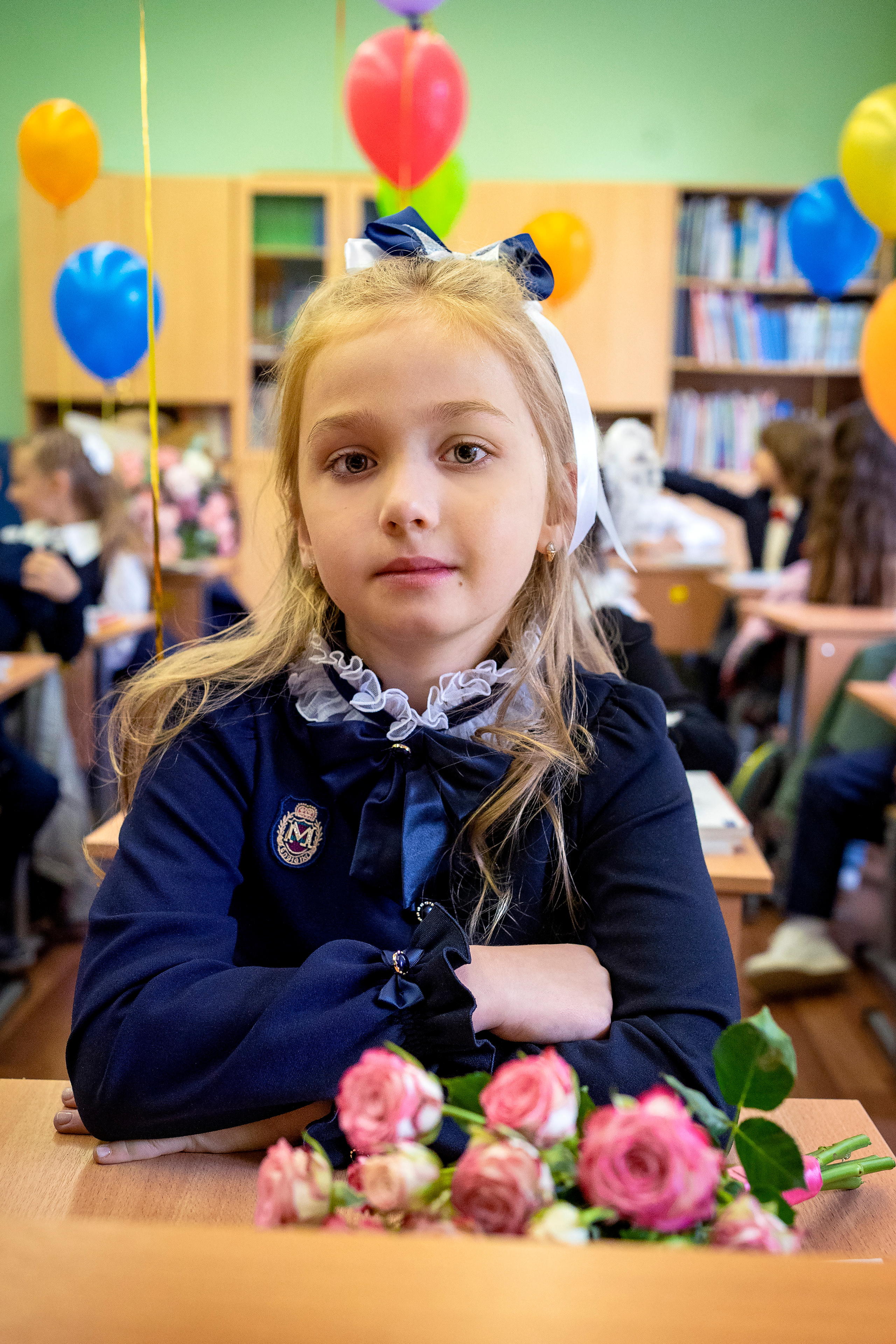 Первый раз в первый класс. Детский и семейный фотограф в Москве Евгения Киеза