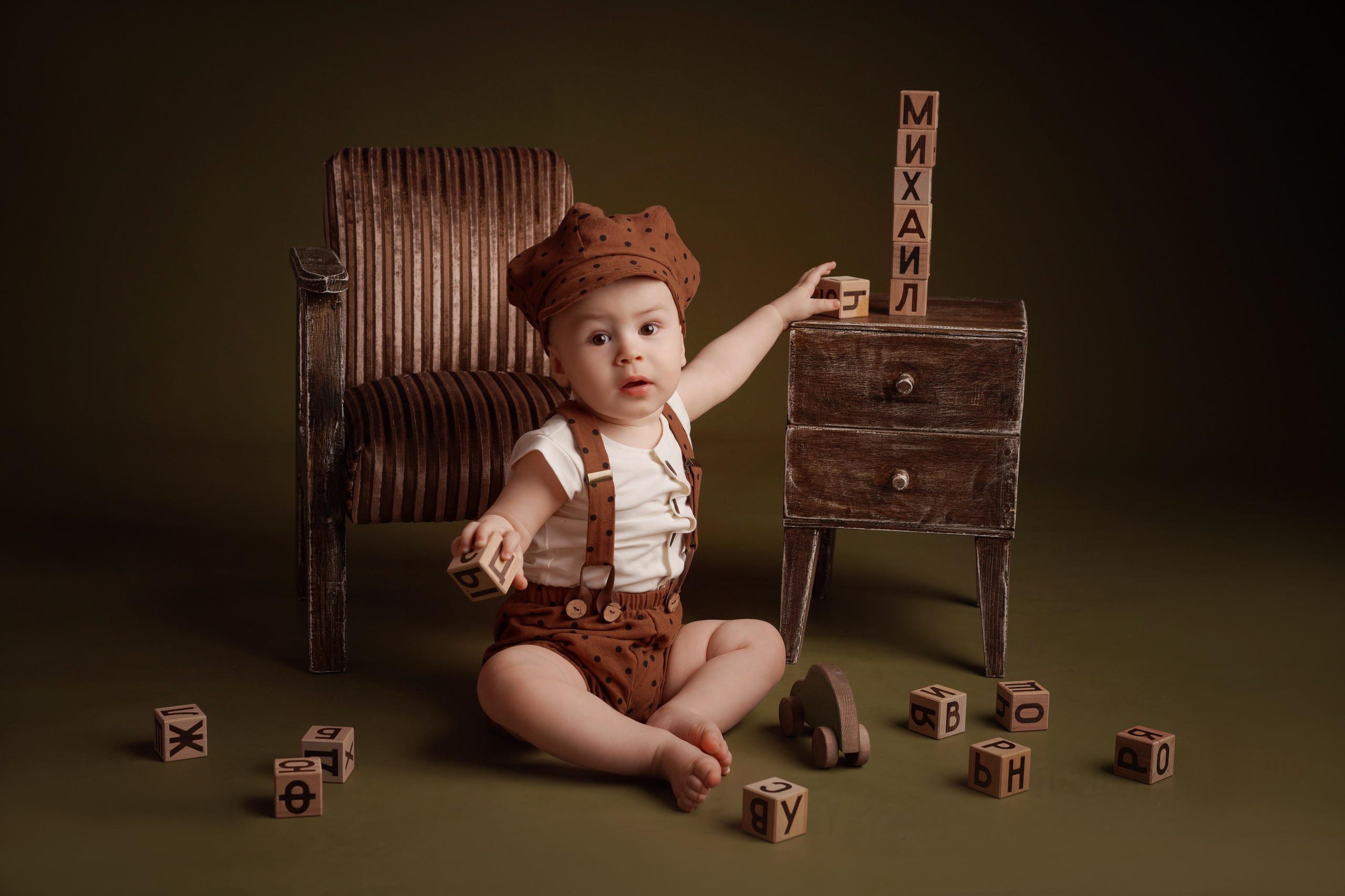 ПЕРВЫЙ ГОДИК МИХАИЛА. Фотограф новорожденных беременных в Тюмени Ткачук Татьяна