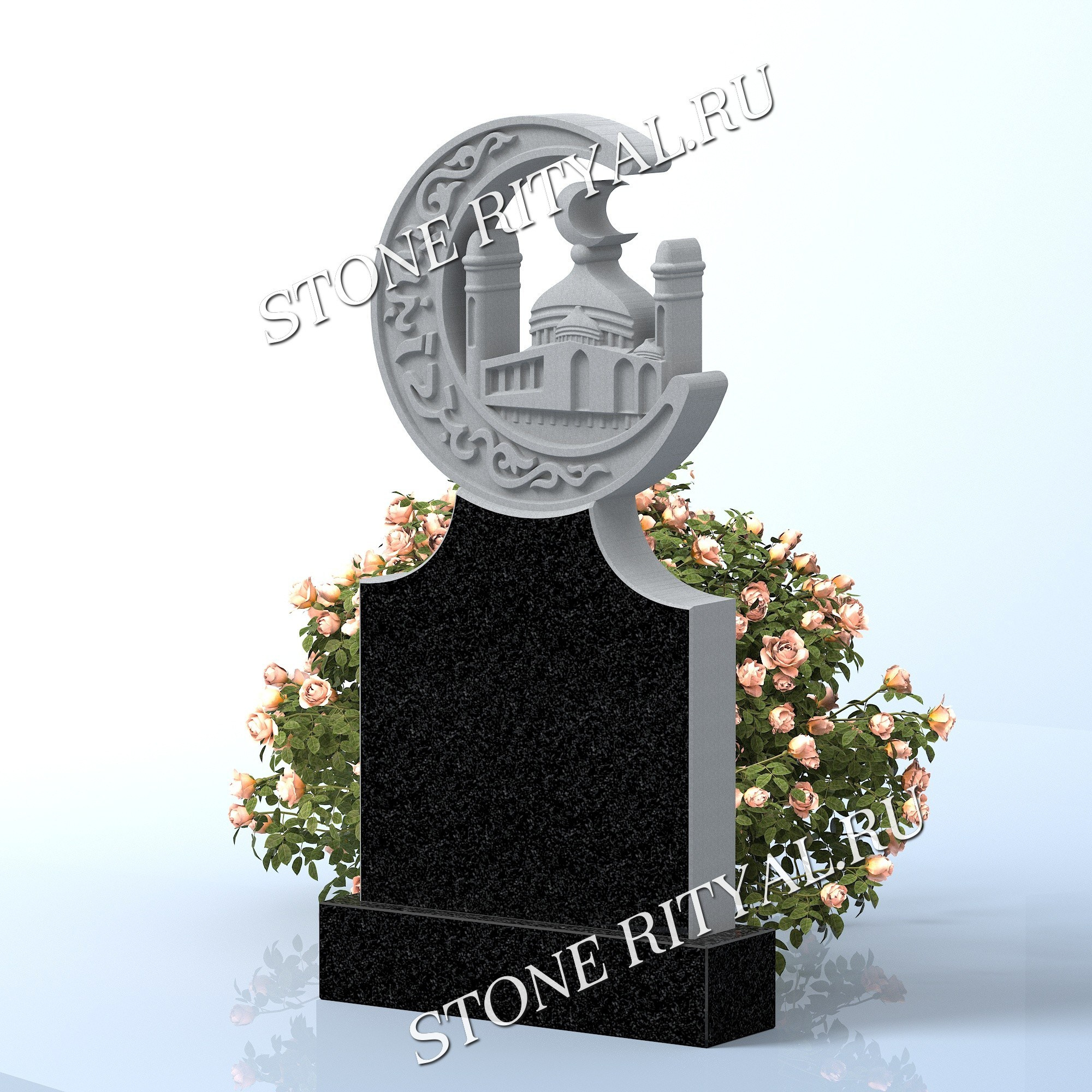 Вертикальные памятники фигурные. Изготовление и установка памятников в Москве и МО