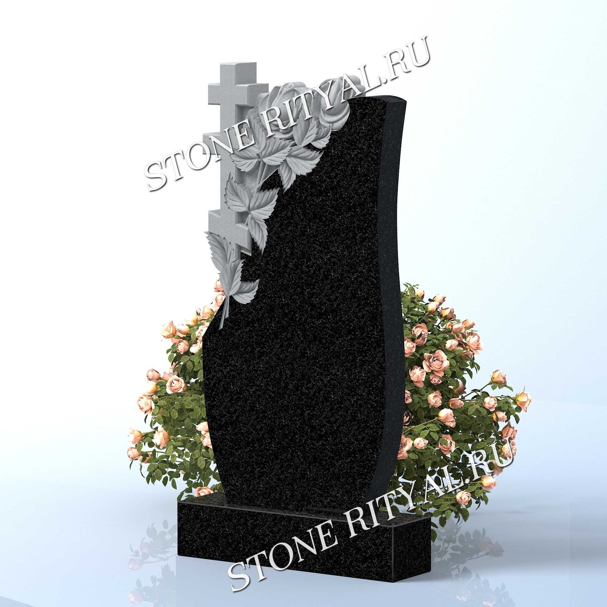 Вертикальные памятники фигурные. Изготовление и установка памятников в Москве и МО