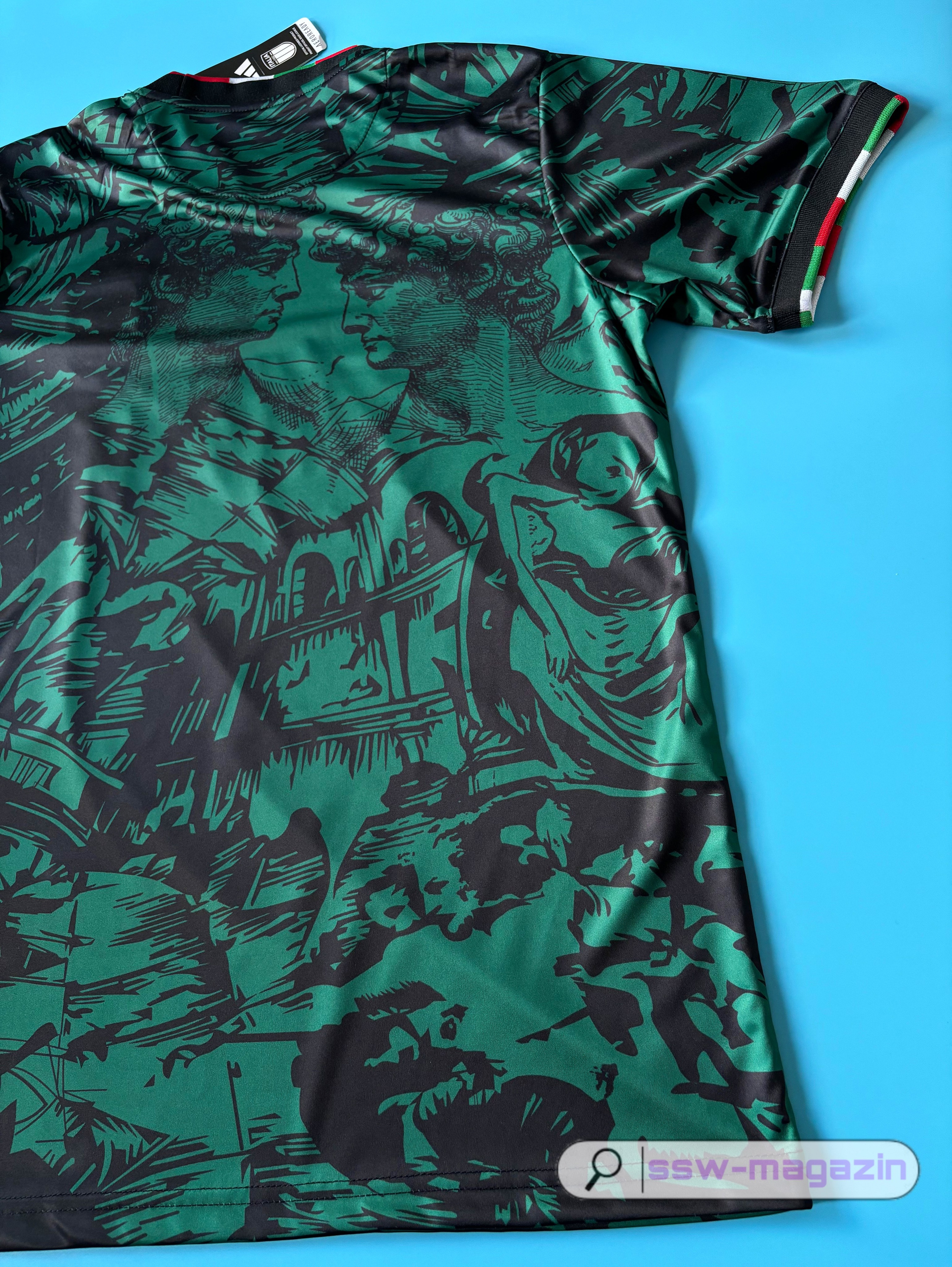 Футболка сборной Италии Stussy 2024-2025 купить. Футбольный магазин — ssw_magazin