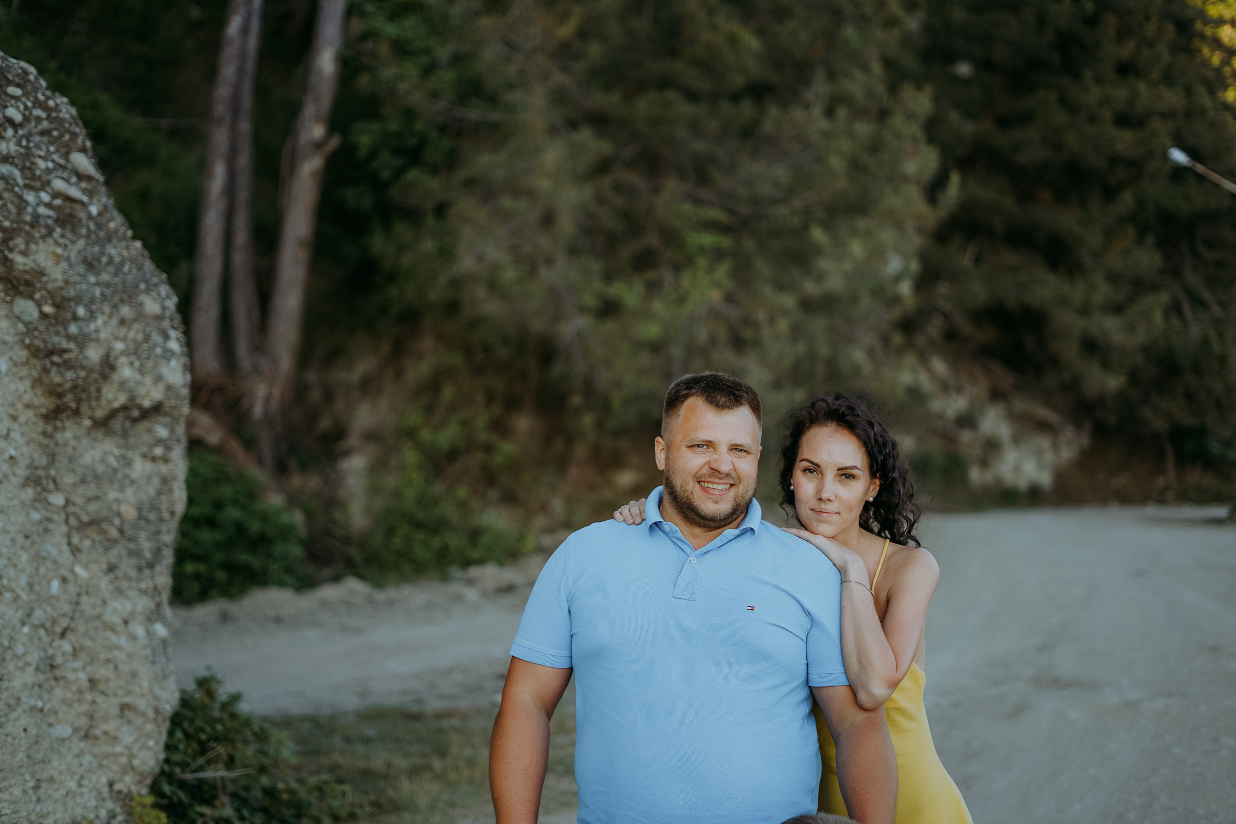 Мария, Дмитрий и Ярослав. Пицундская прогулка. Фотограф в Сочи и Абхазии | Фототуры | September Air