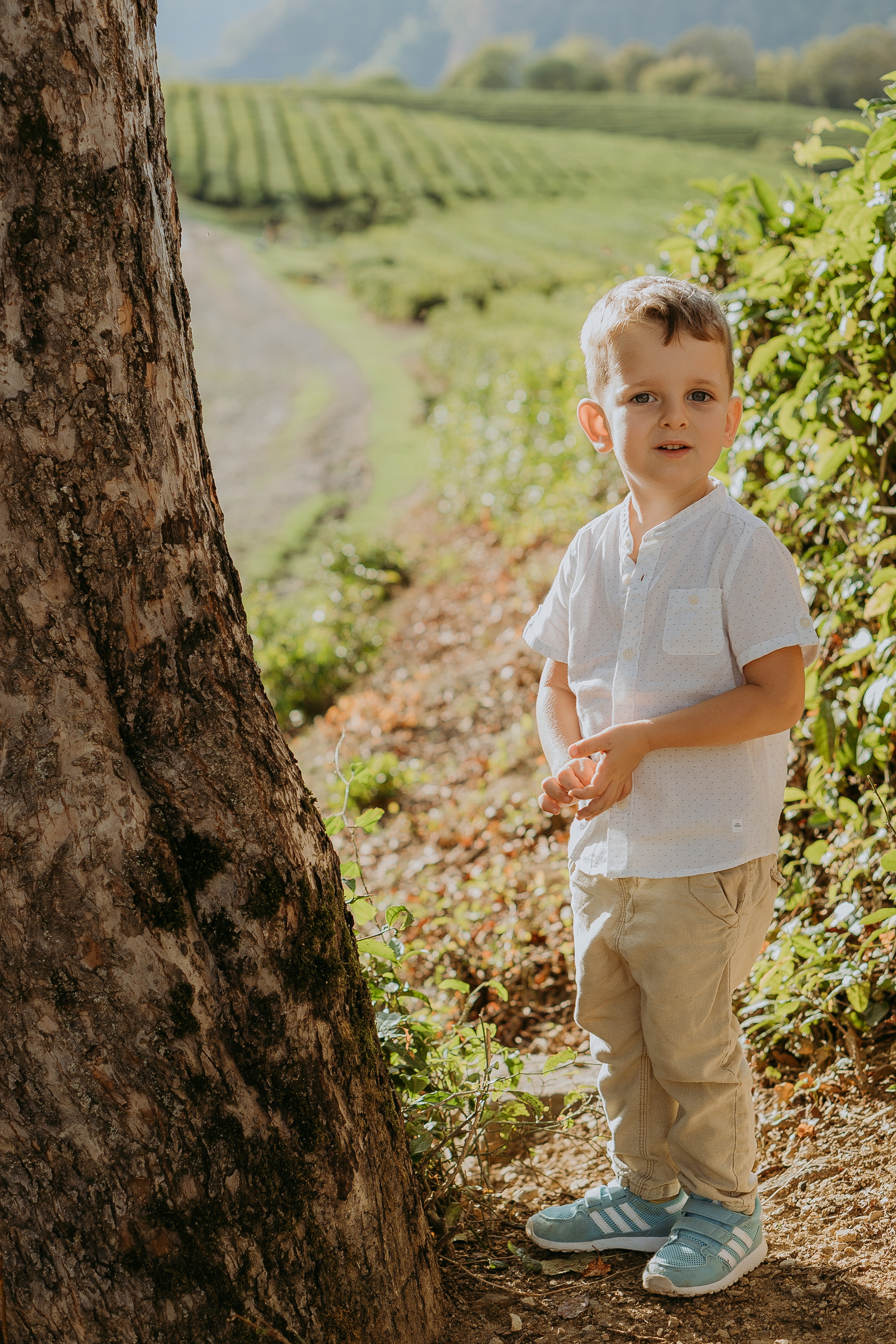 Наталья, Тимур, Элина и Максим. Семейная фотосессия на чайных плантациях. Фотограф в Сочи и Абхазии | Фототуры | September Air