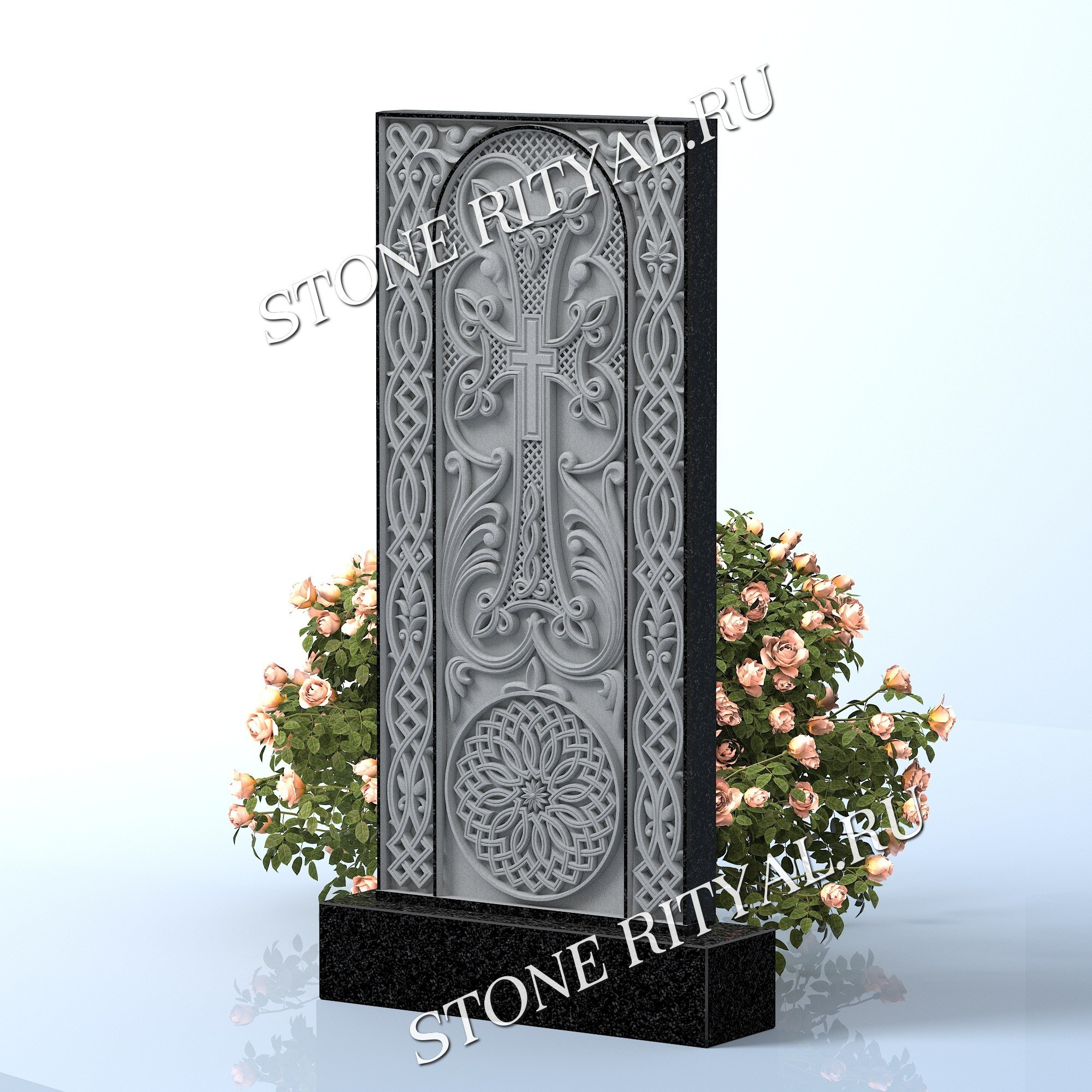 Вертикальные памятники фигурные. Изготовление и установка памятников в Москве и МО