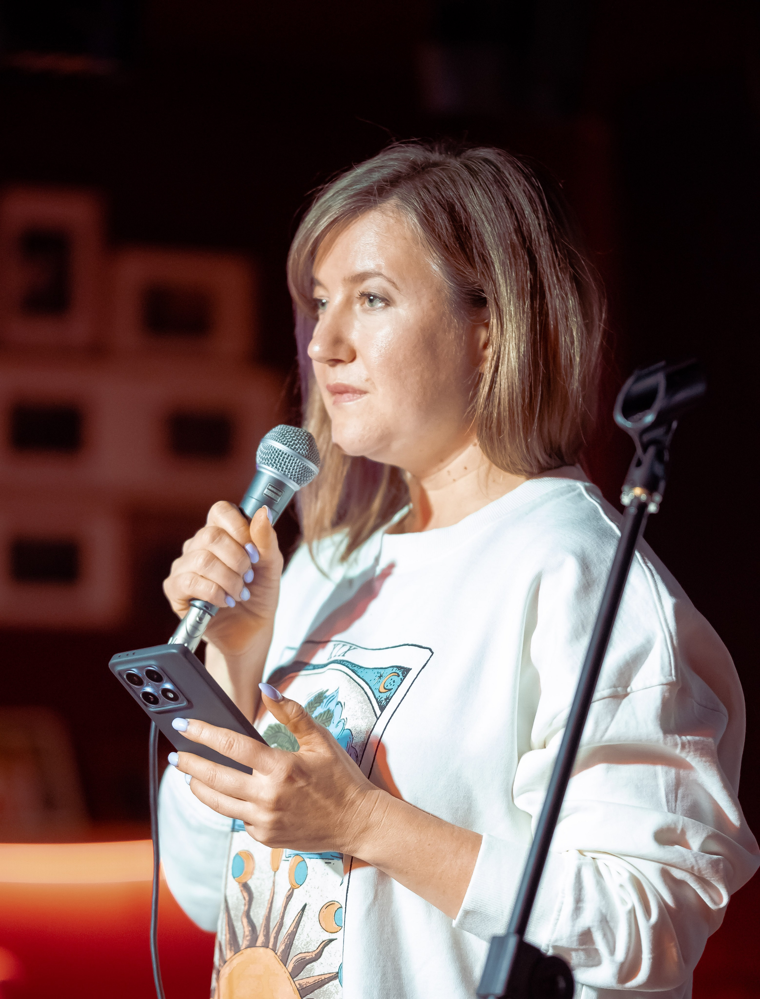 Репортажные фотографии творческого вечера Такие дела, Панда