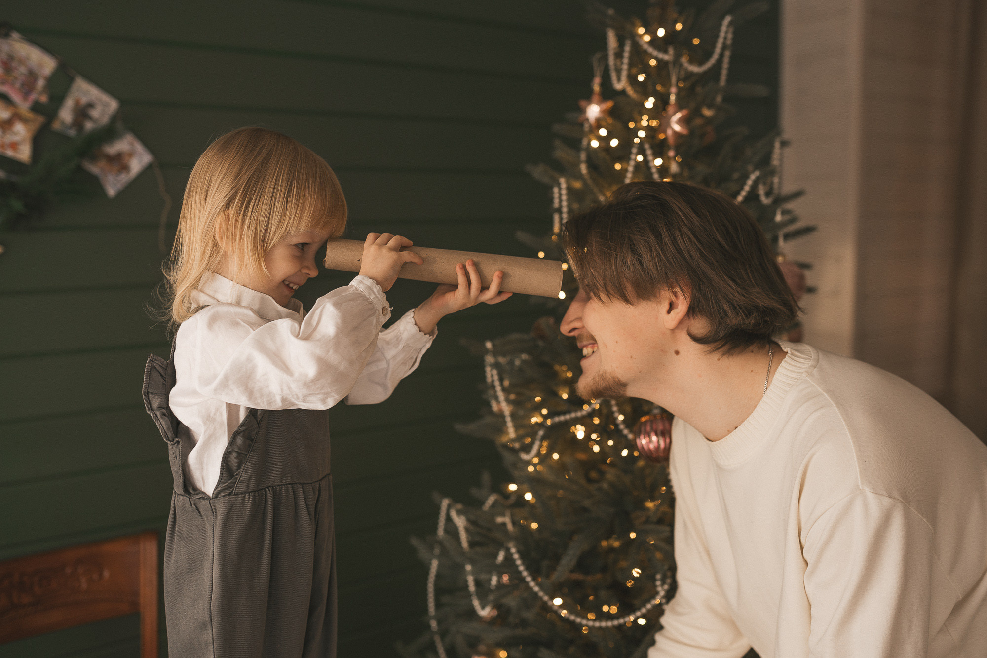 Семейный новый год. Детский семейный фотограф в Москве Евгения