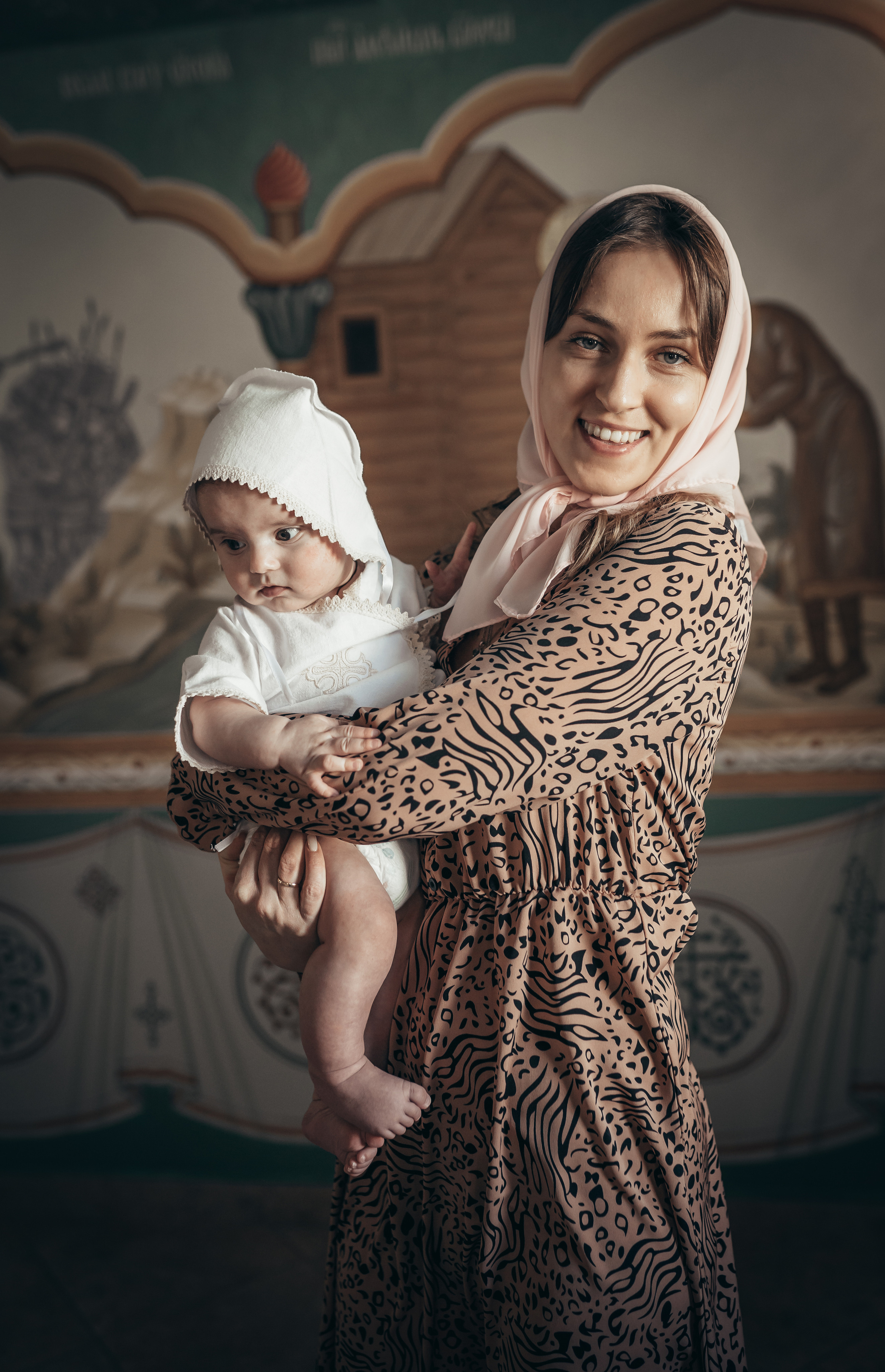 Крестины Виктора. Детский семейный фотограф в Москве Евгения