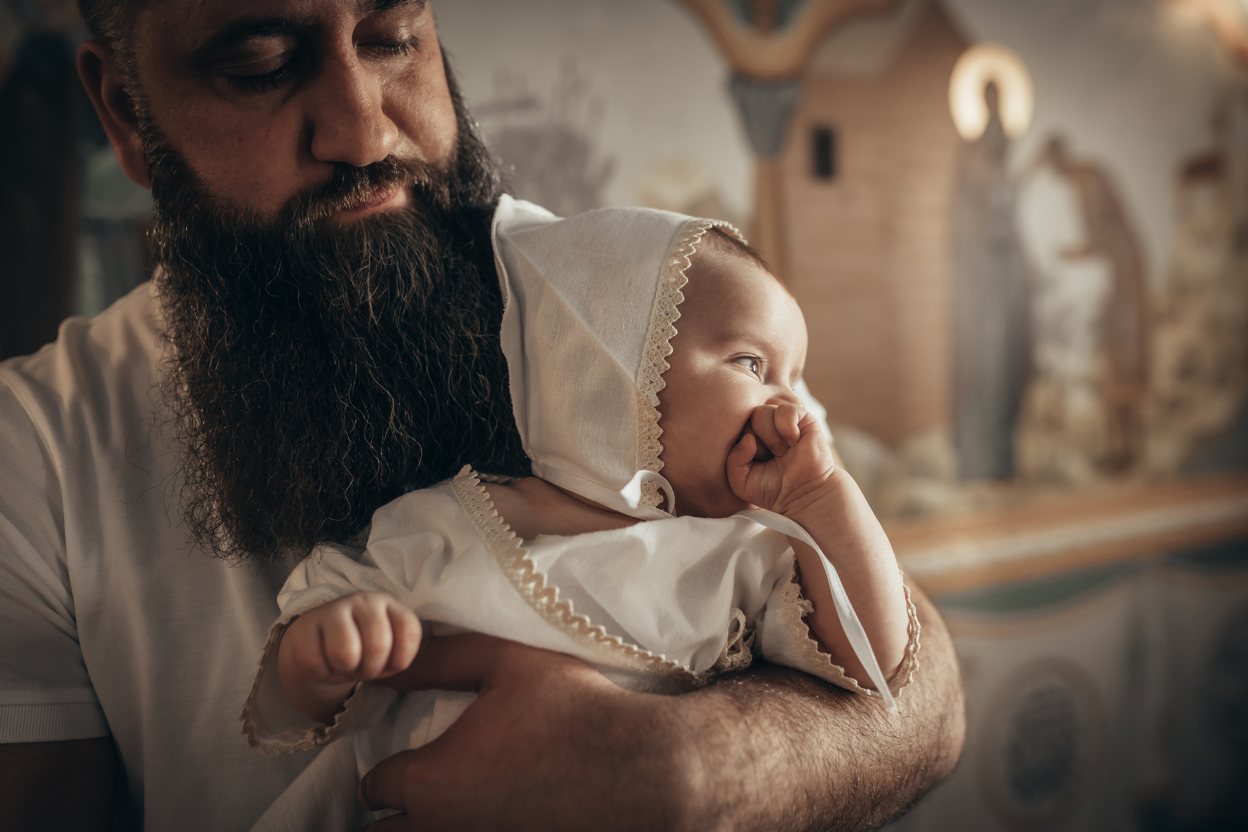 Крестины Виктора. Детский семейный фотограф в Москве Евгения