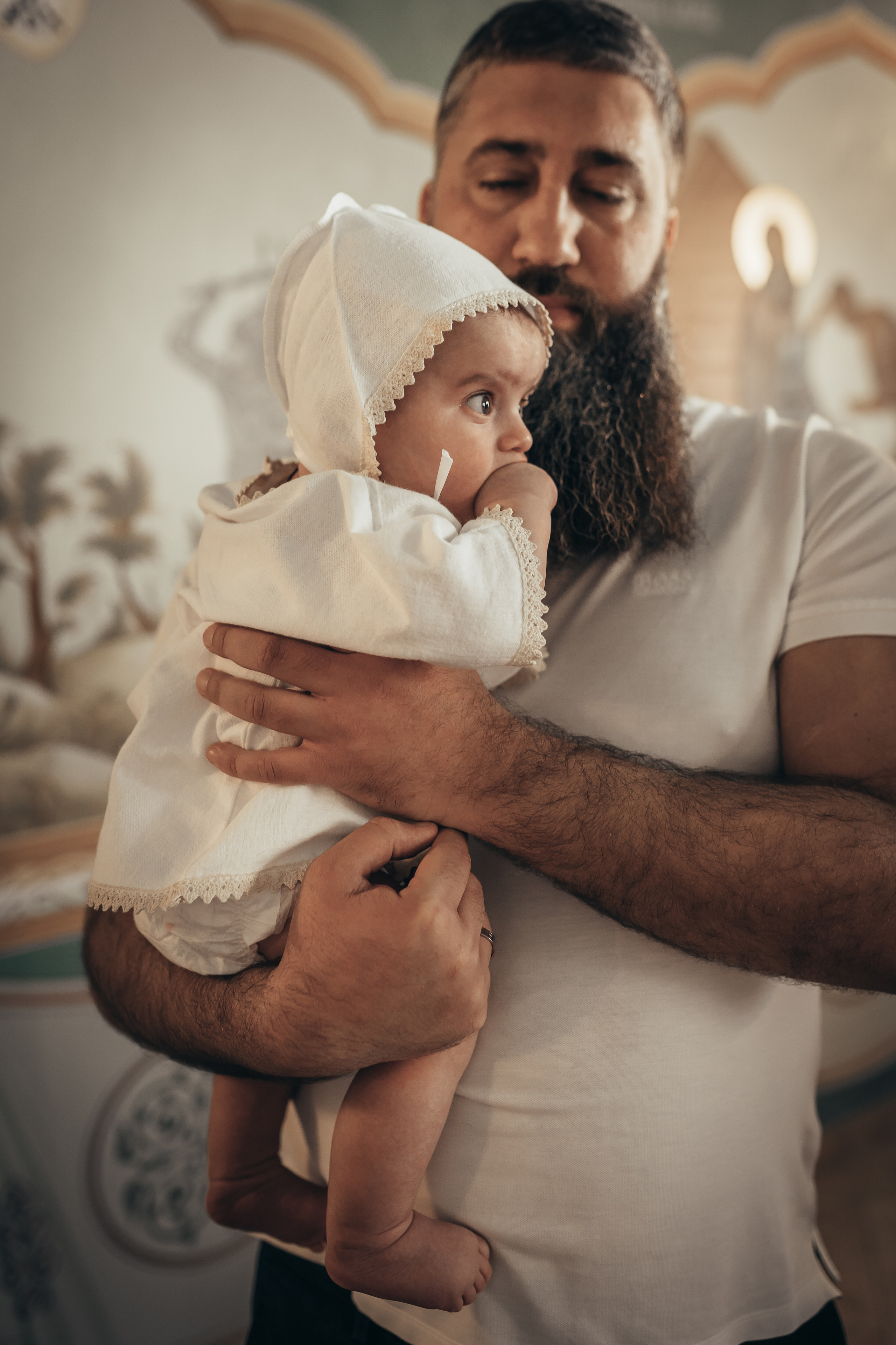 Крестины Виктора. Детский семейный фотограф в Москве Евгения