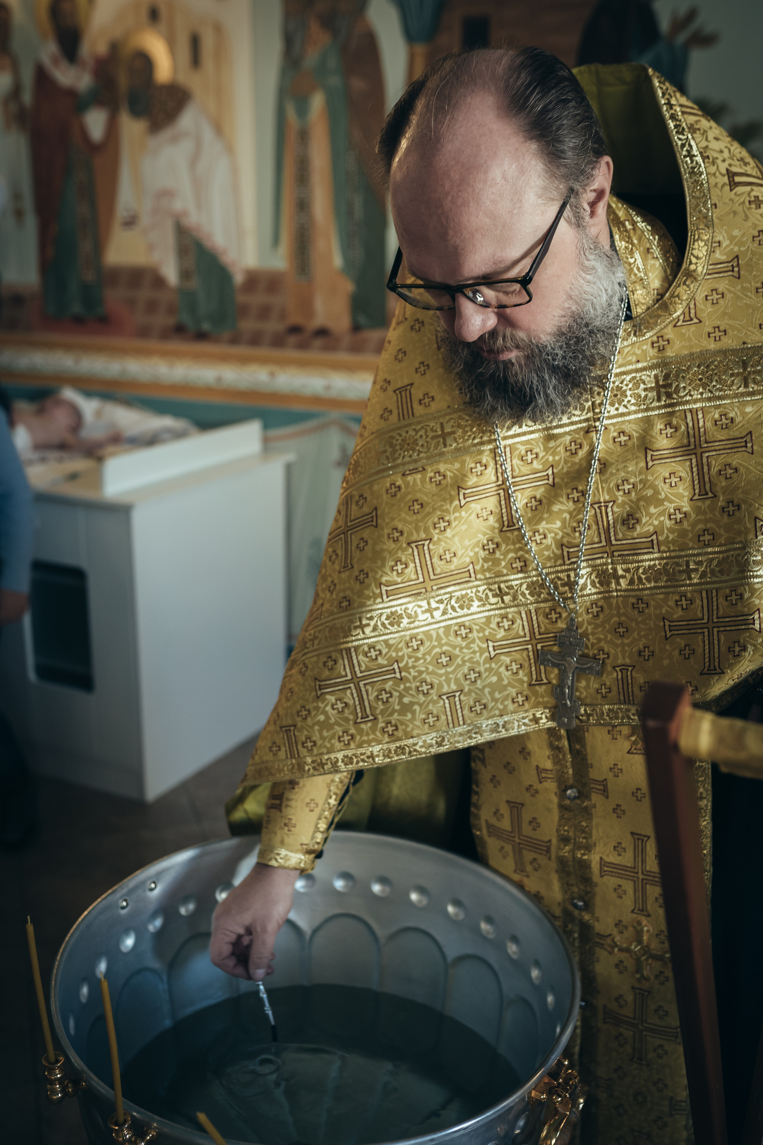 Крестины Виктора. Детский семейный фотограф в Москве Евгения