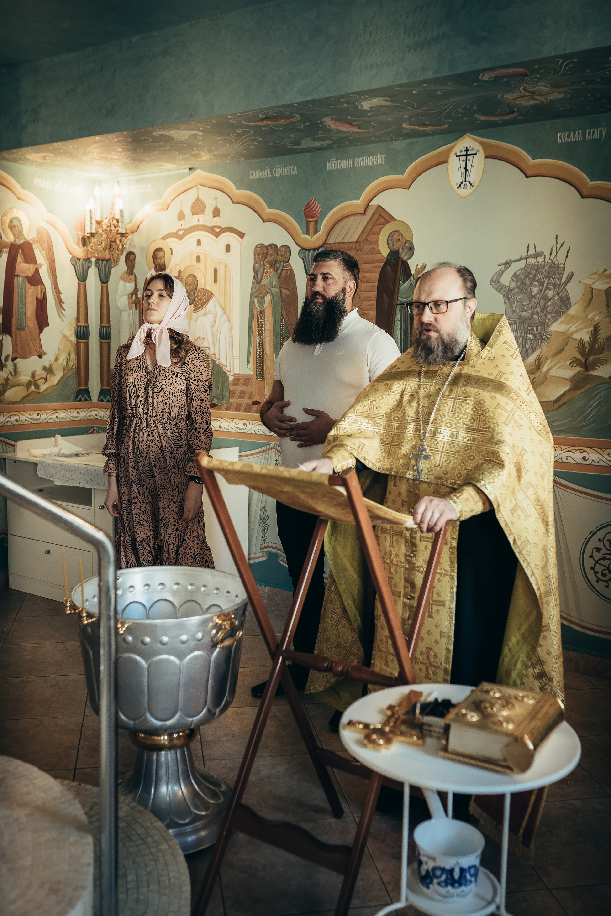 Крестины Виктора. Детский семейный фотограф в Москве Евгения