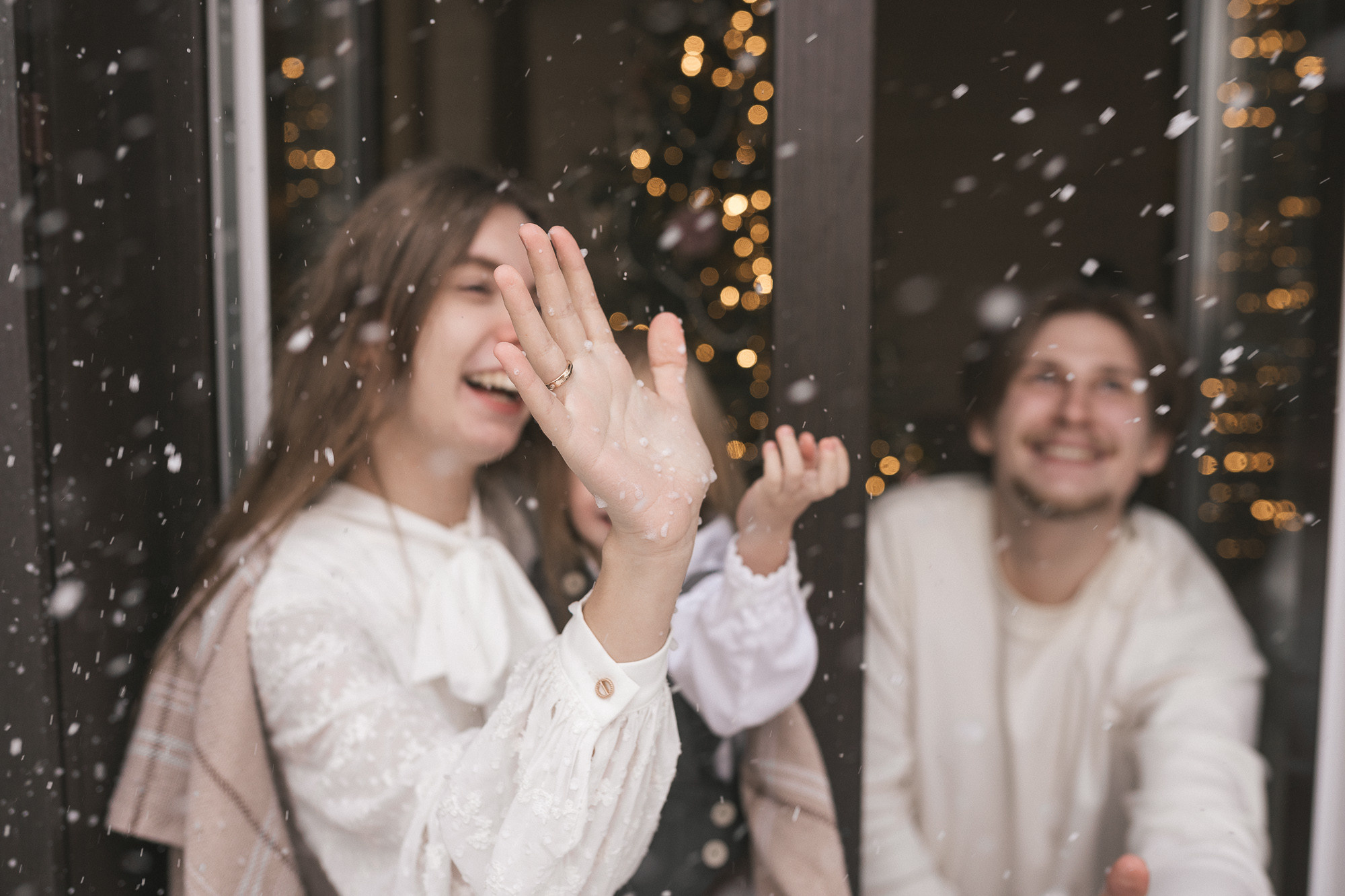 Семейный новый год. Детский семейный фотограф в Москве Евгения