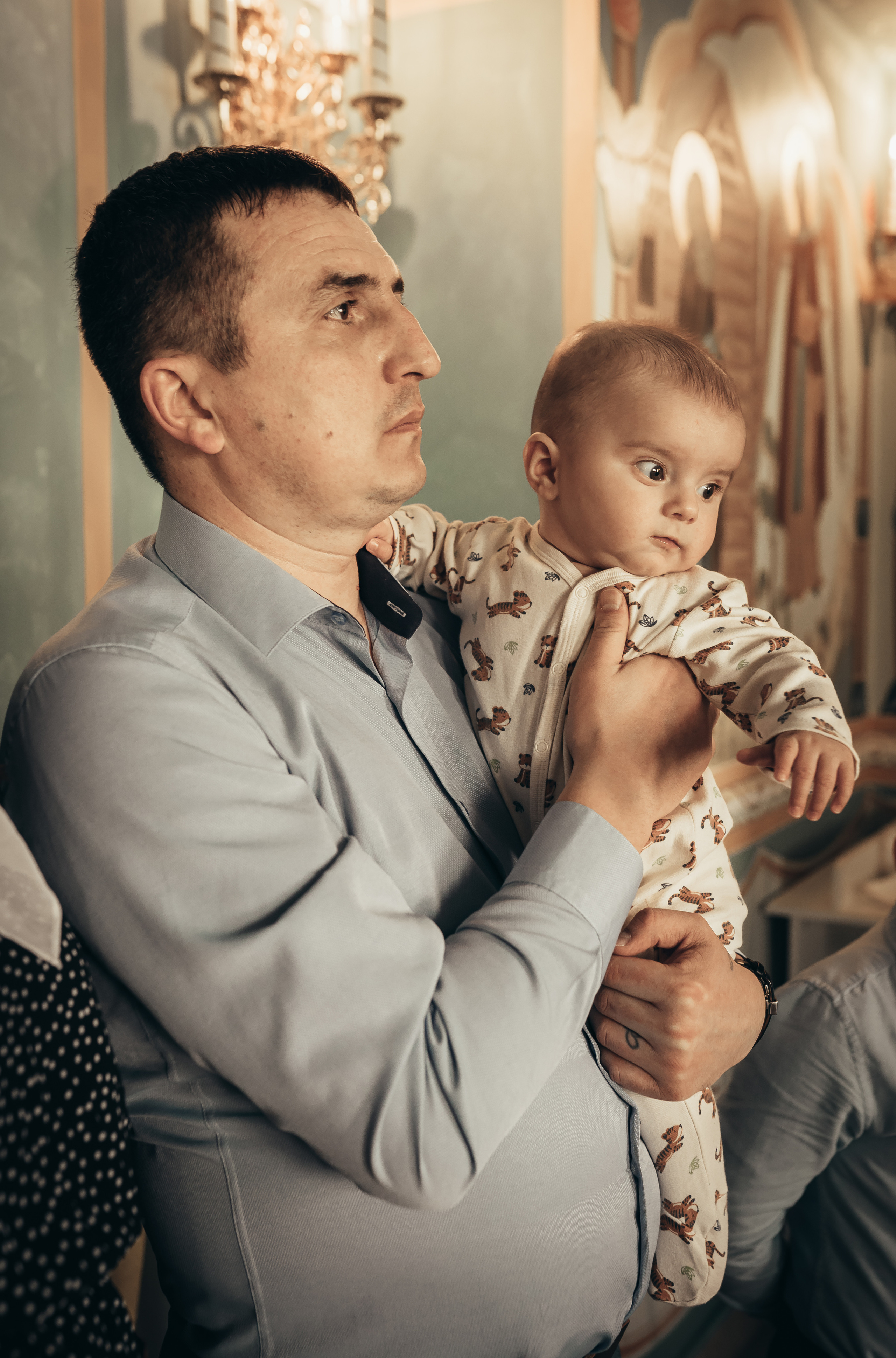 Крестины Виктора. Детский семейный фотограф в Москве Евгения