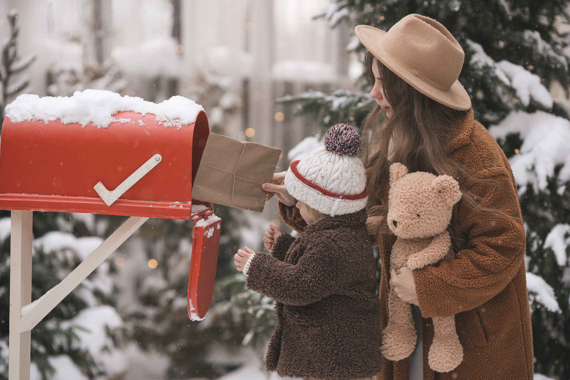Семейный новый год. Детский семейный фотограф в Москве Евгения
