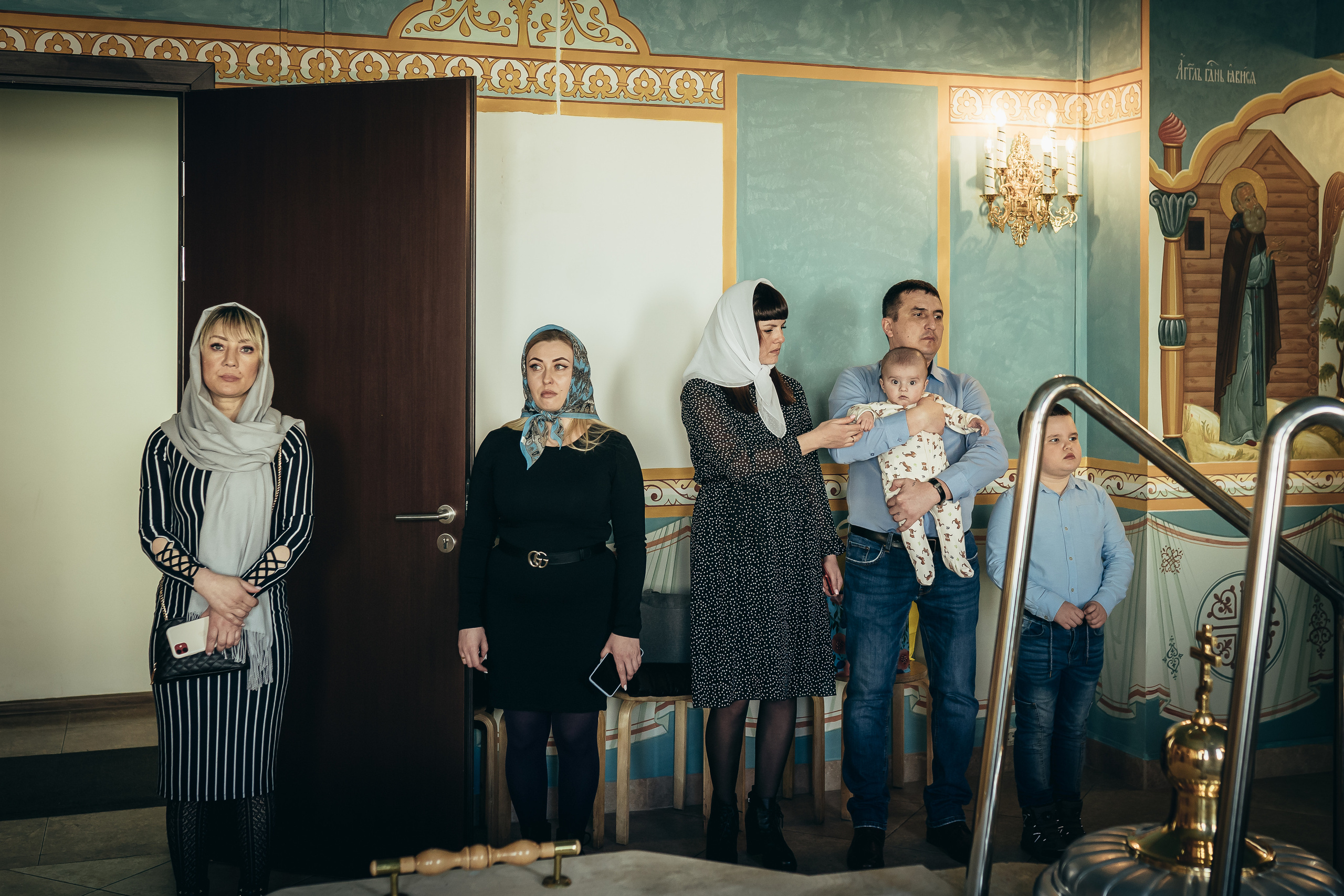 Крестины Виктора. Детский семейный фотограф в Москве Евгения