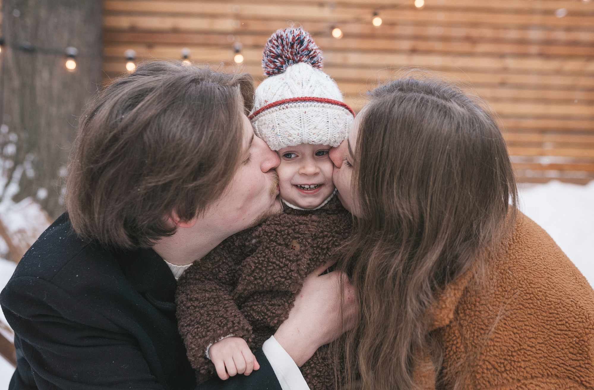 Семейный новый год. Детский семейный фотограф в Москве Евгения