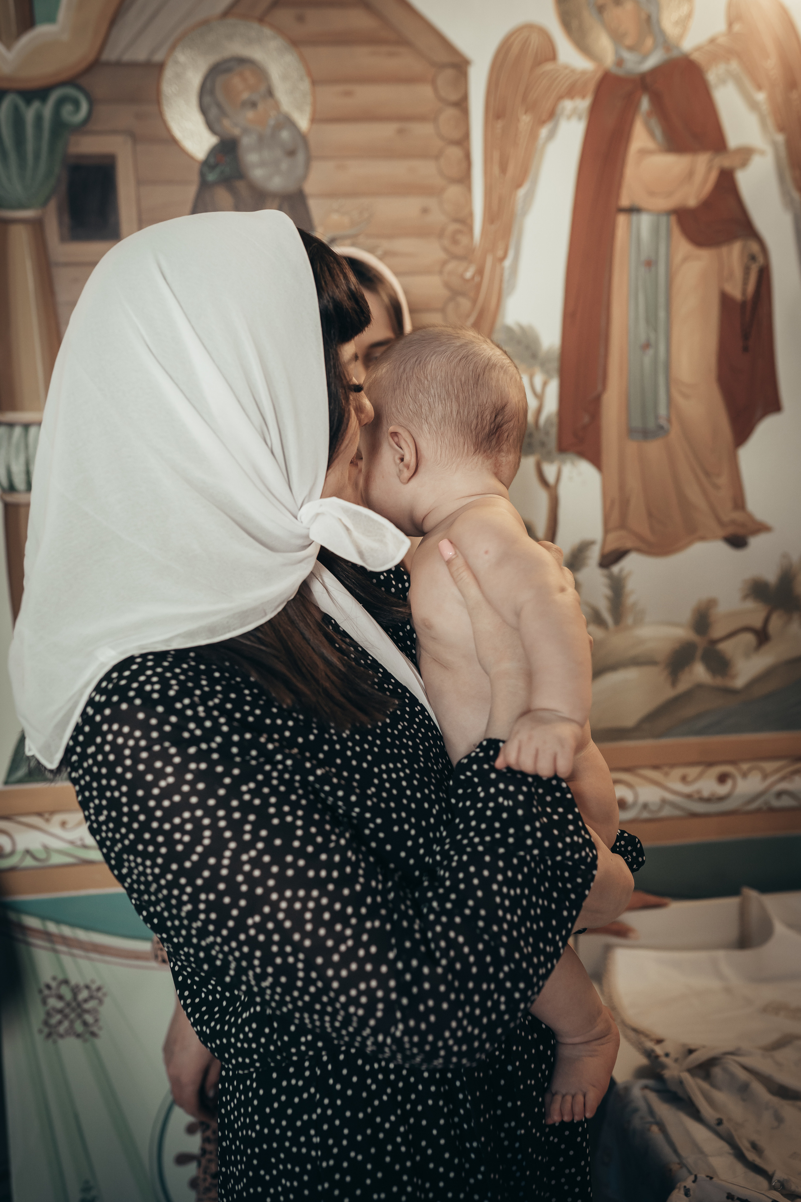 Крестины Виктора. Детский семейный фотограф в Москве Евгения