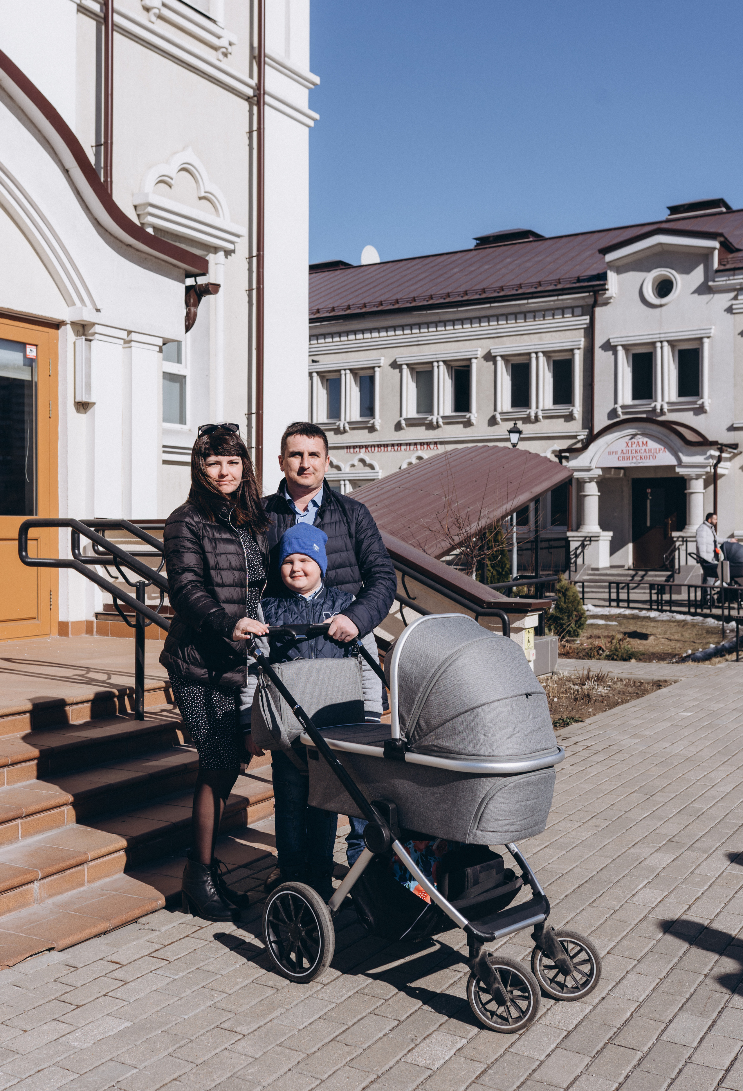 Крестины Виктора. Детский семейный фотограф в Москве Евгения