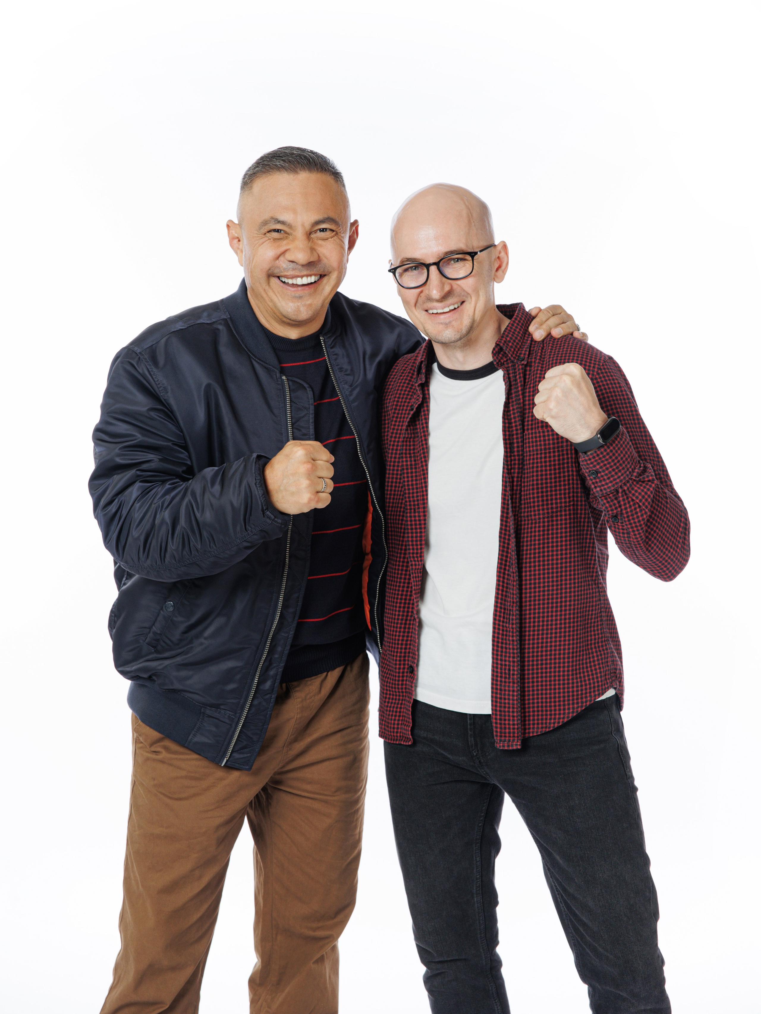 Костя Цзю и фотограф Александр Смирнов