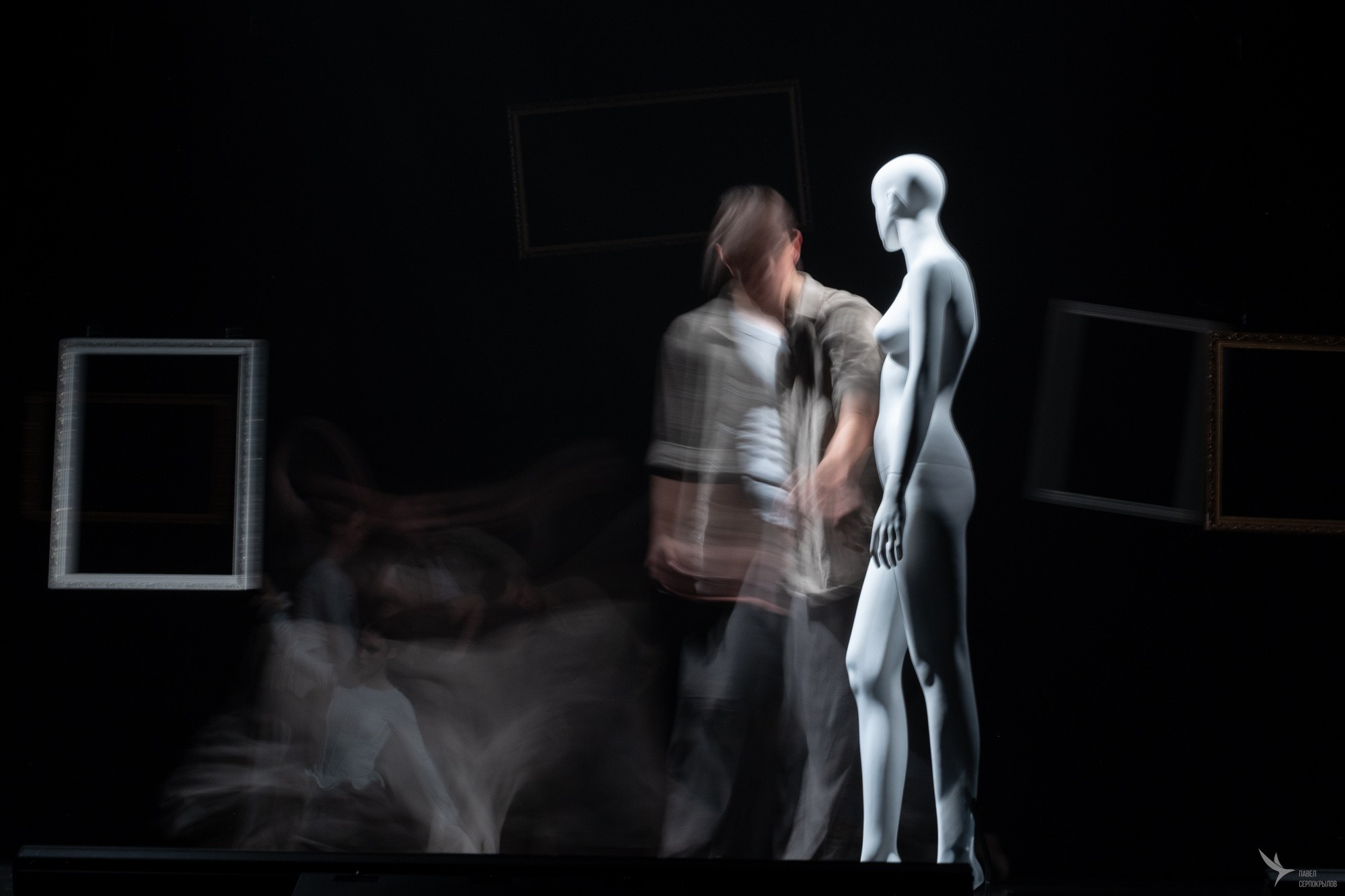 Пластический спектакль команды СЕВЕР «Голос ветра. Молчание мрамора». Репортажный фотограф в Казани Павел Серпокрылов