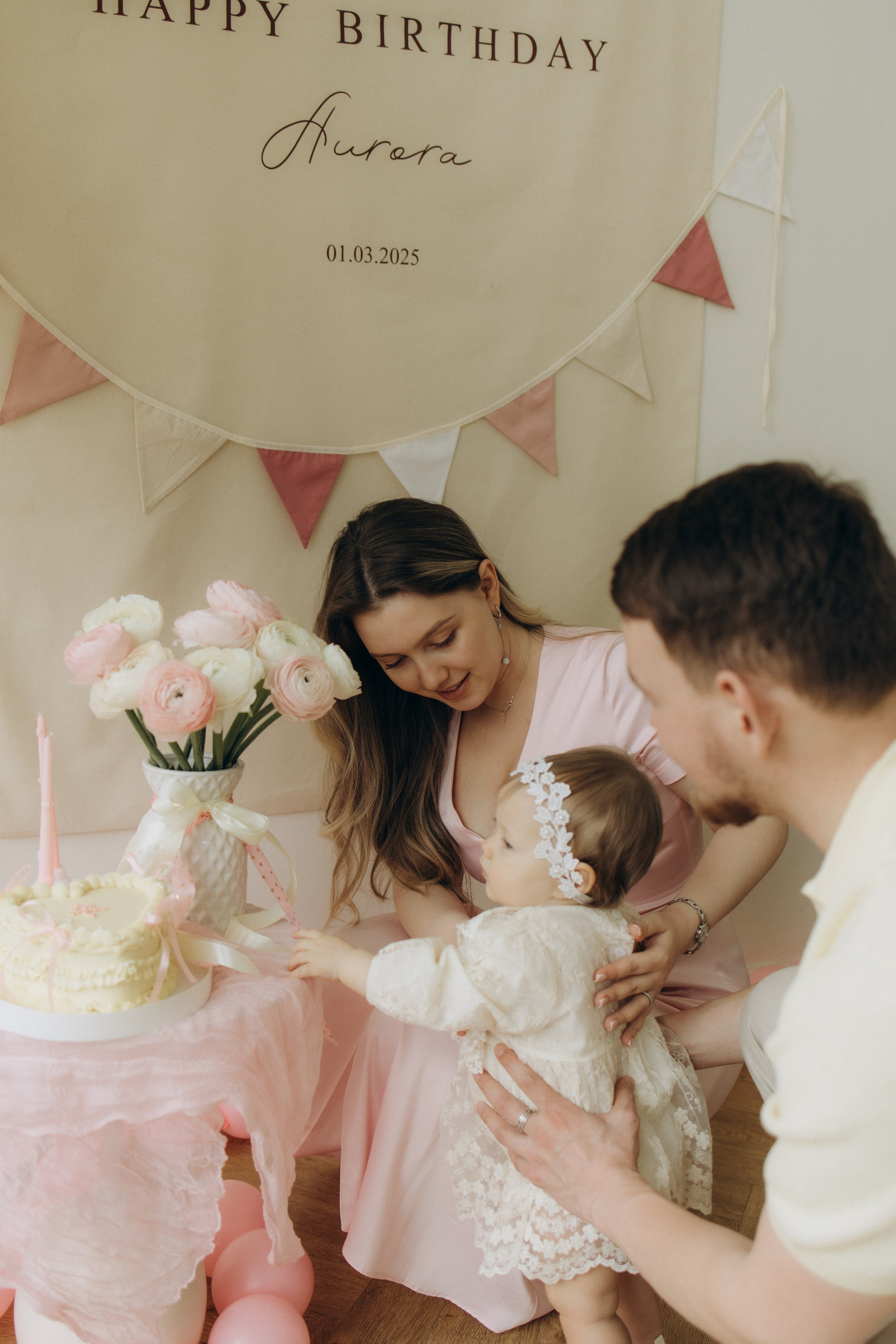 Первый день рождения!. Семейный фотограф Москва Юлиана Фетисова