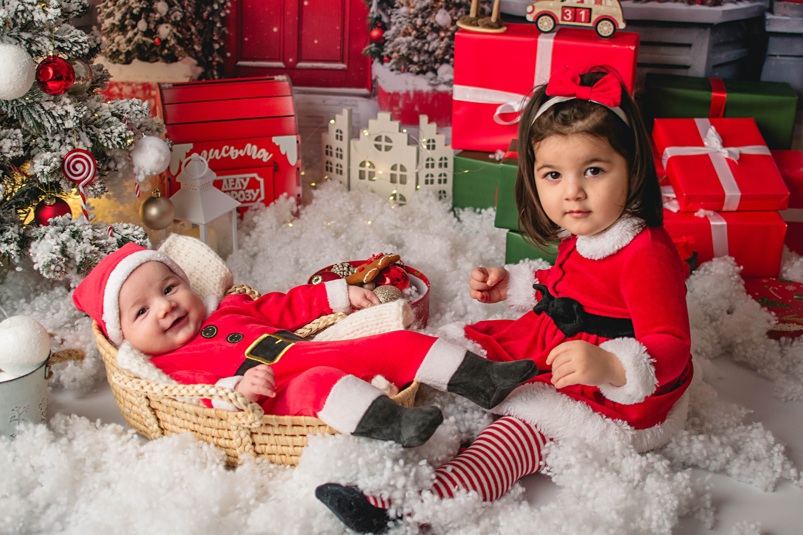 НОВЫЙ ГОД 2025-2026. Фотограф новорождённых в Санкт-Петербурге Наталья Булгакова