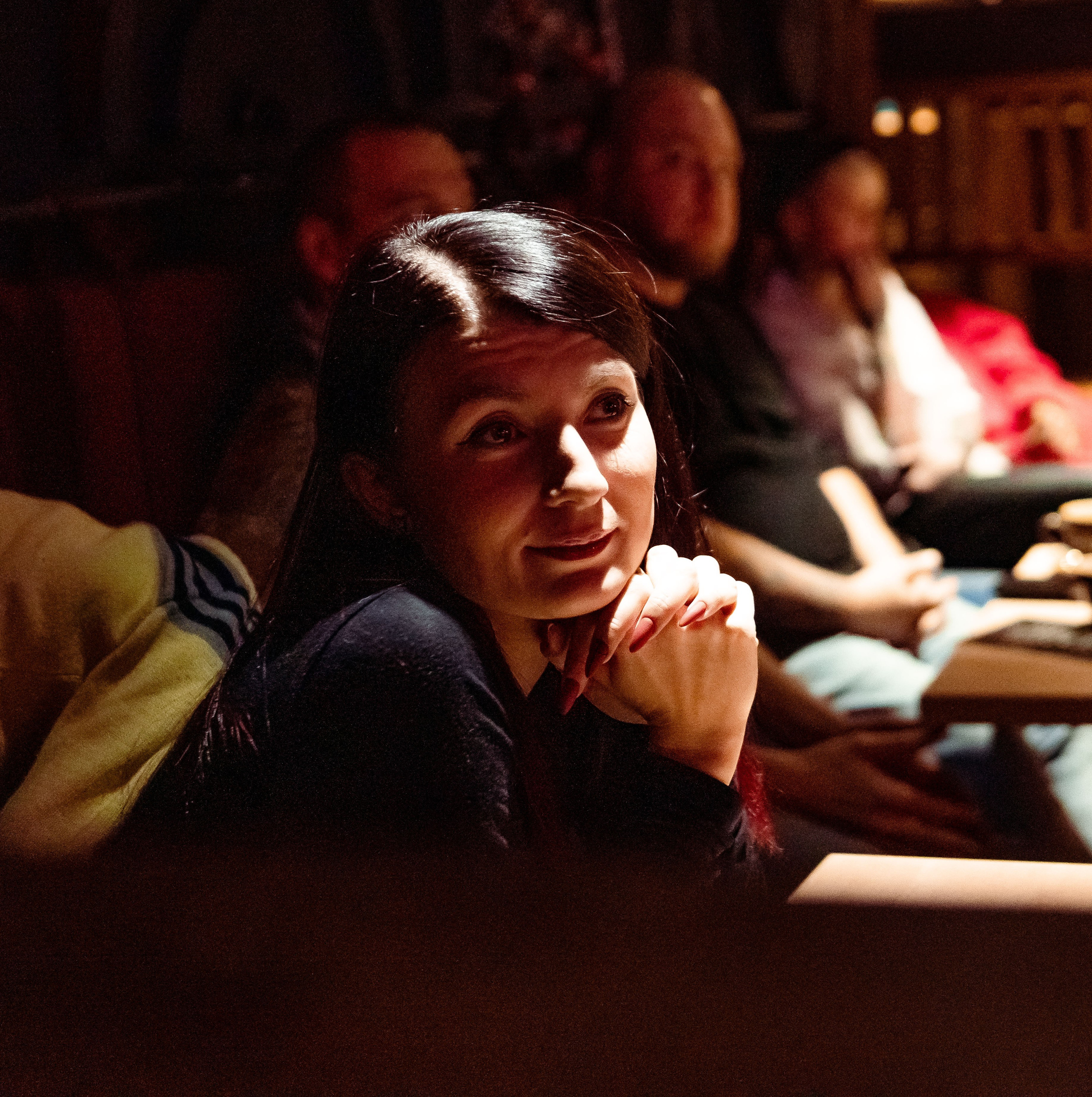 Репортажные фотографии творческого вечера Такие дела, Панда