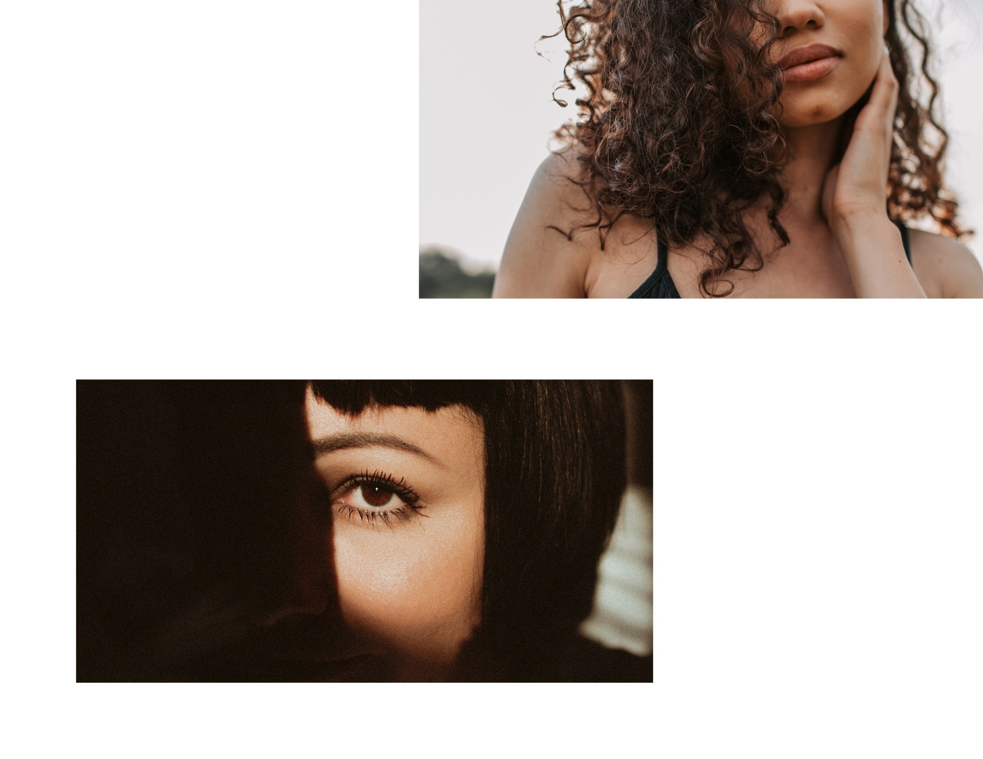 Серия финальных фотографий с разными сюжетами