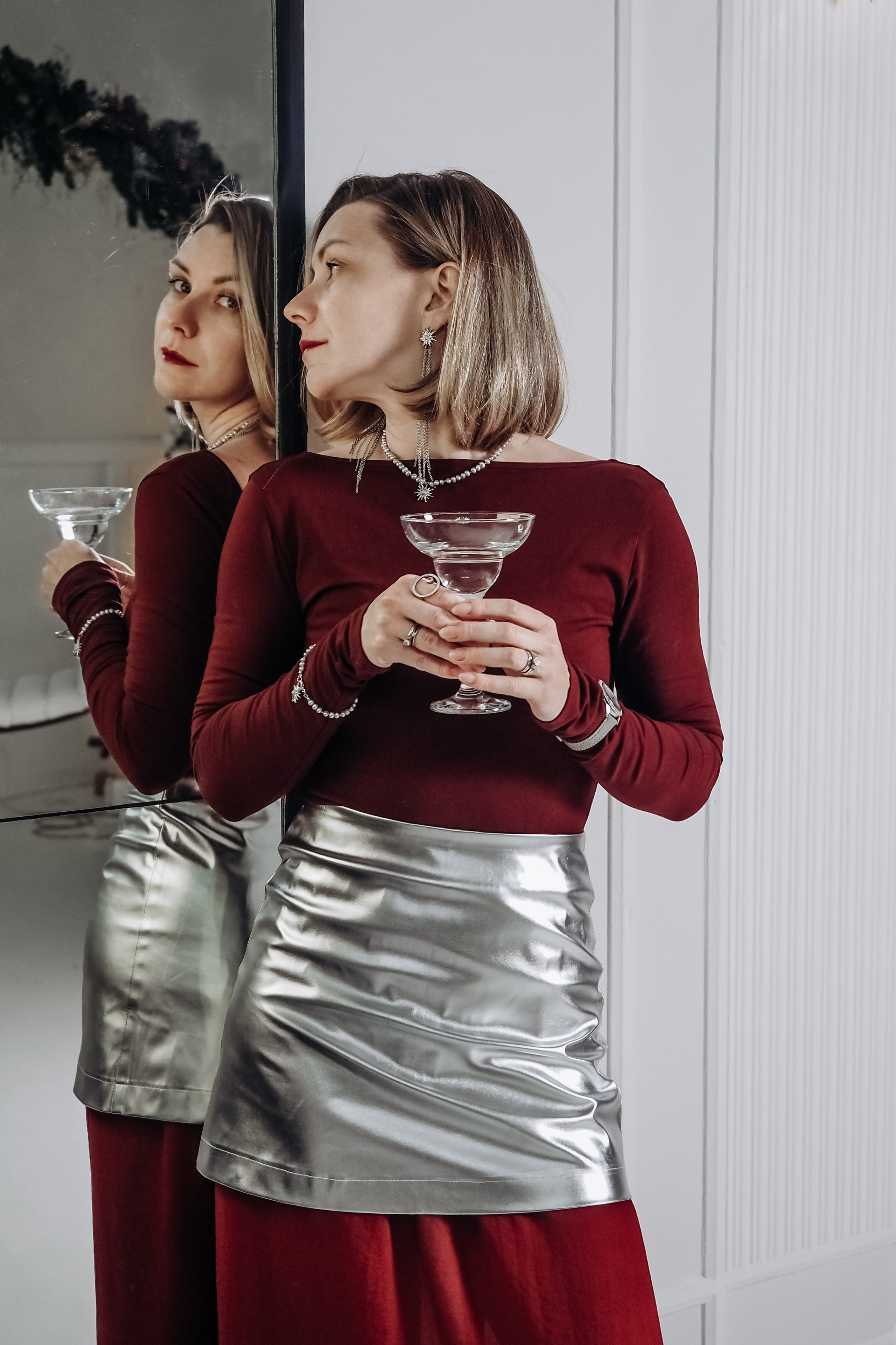 Новогодний образ для съемки в журнале. Стилист Елена Михайлова | стиль & архетипы