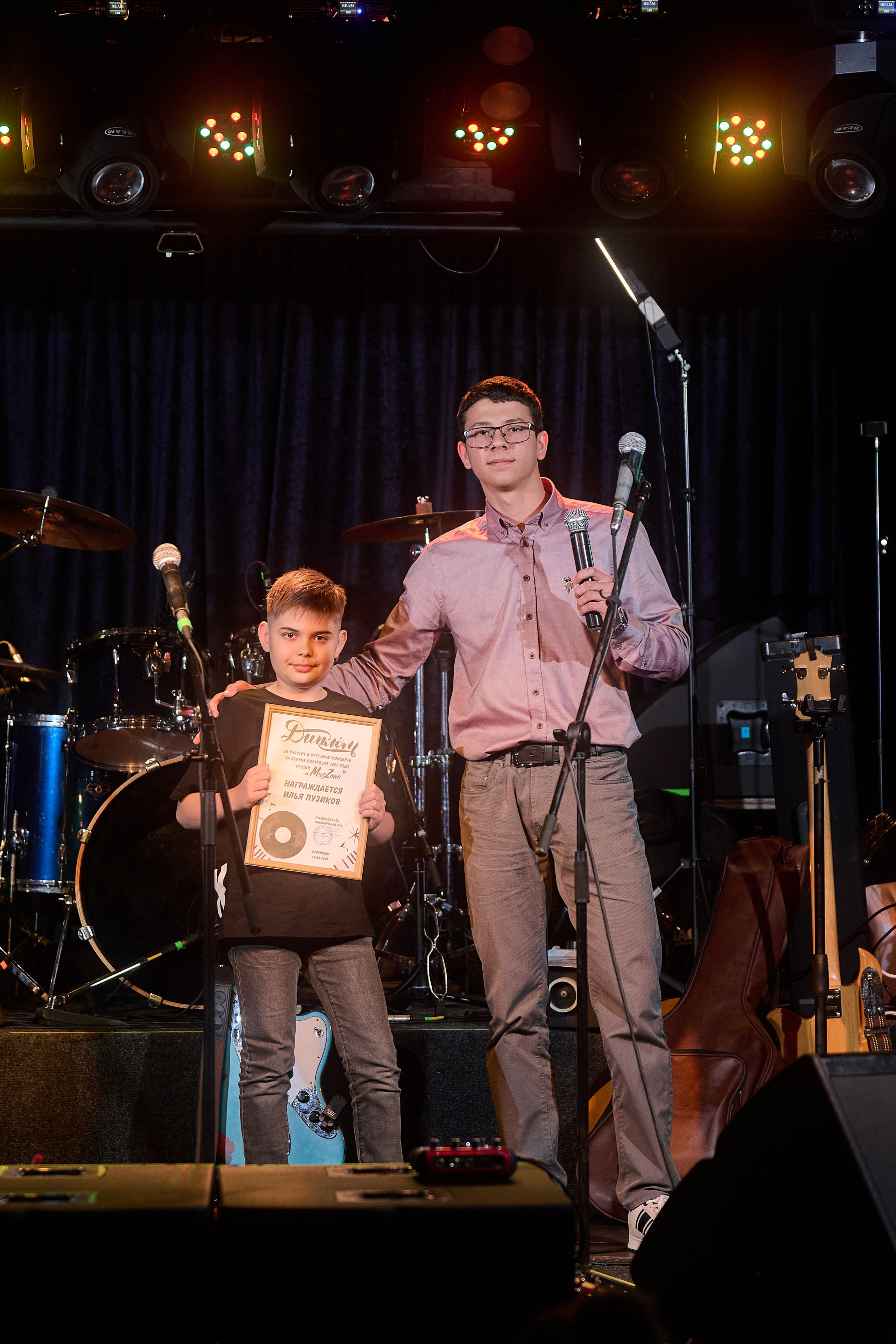 Отчётный концерт музыкальной школы MuzZone (18 мая 2025). Профессиональный фотограф (Краснодар) Роман Гончаров